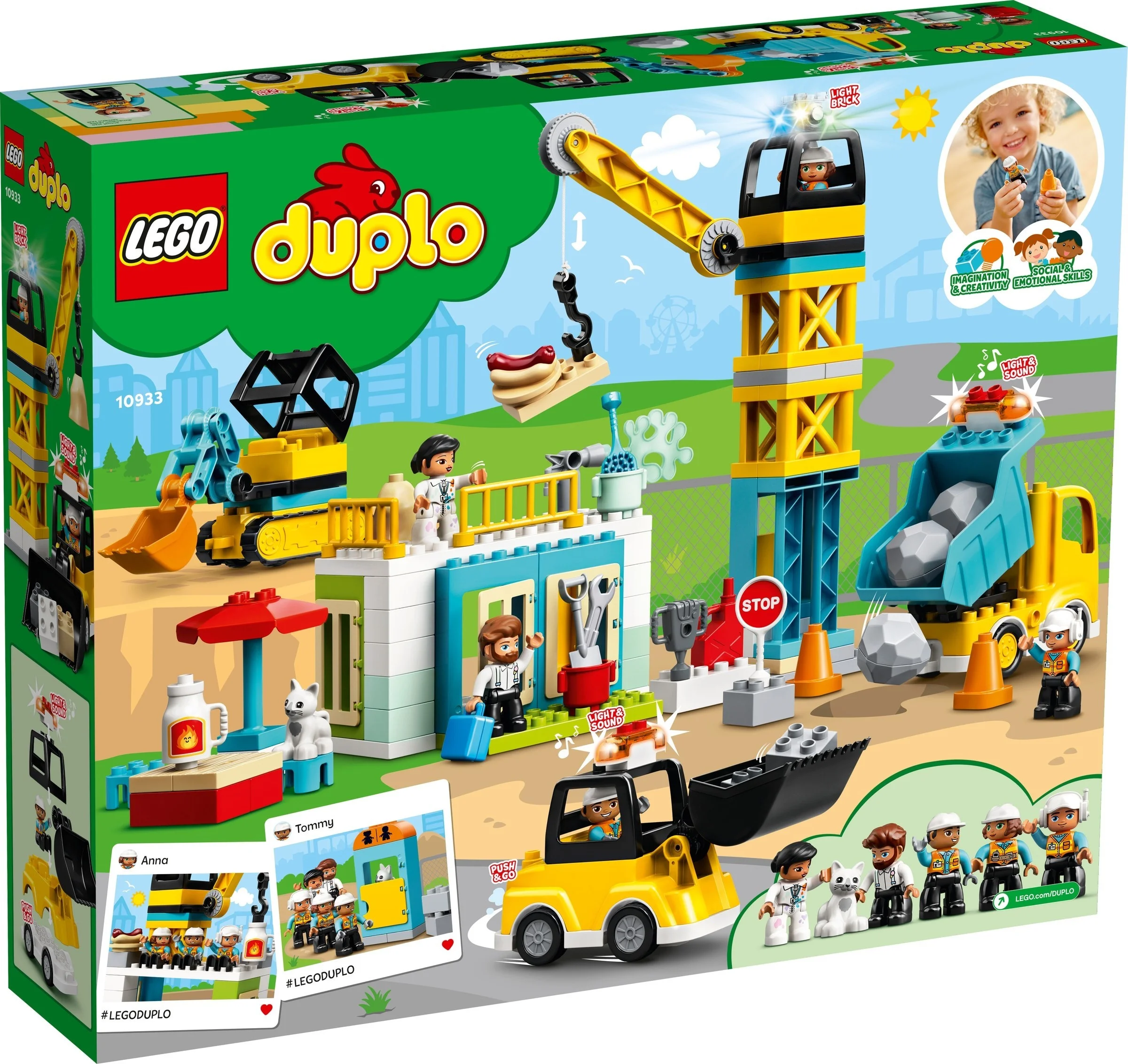 LEGO® 10933 Żuraw wieżowy i budowa - zdjęcie 4