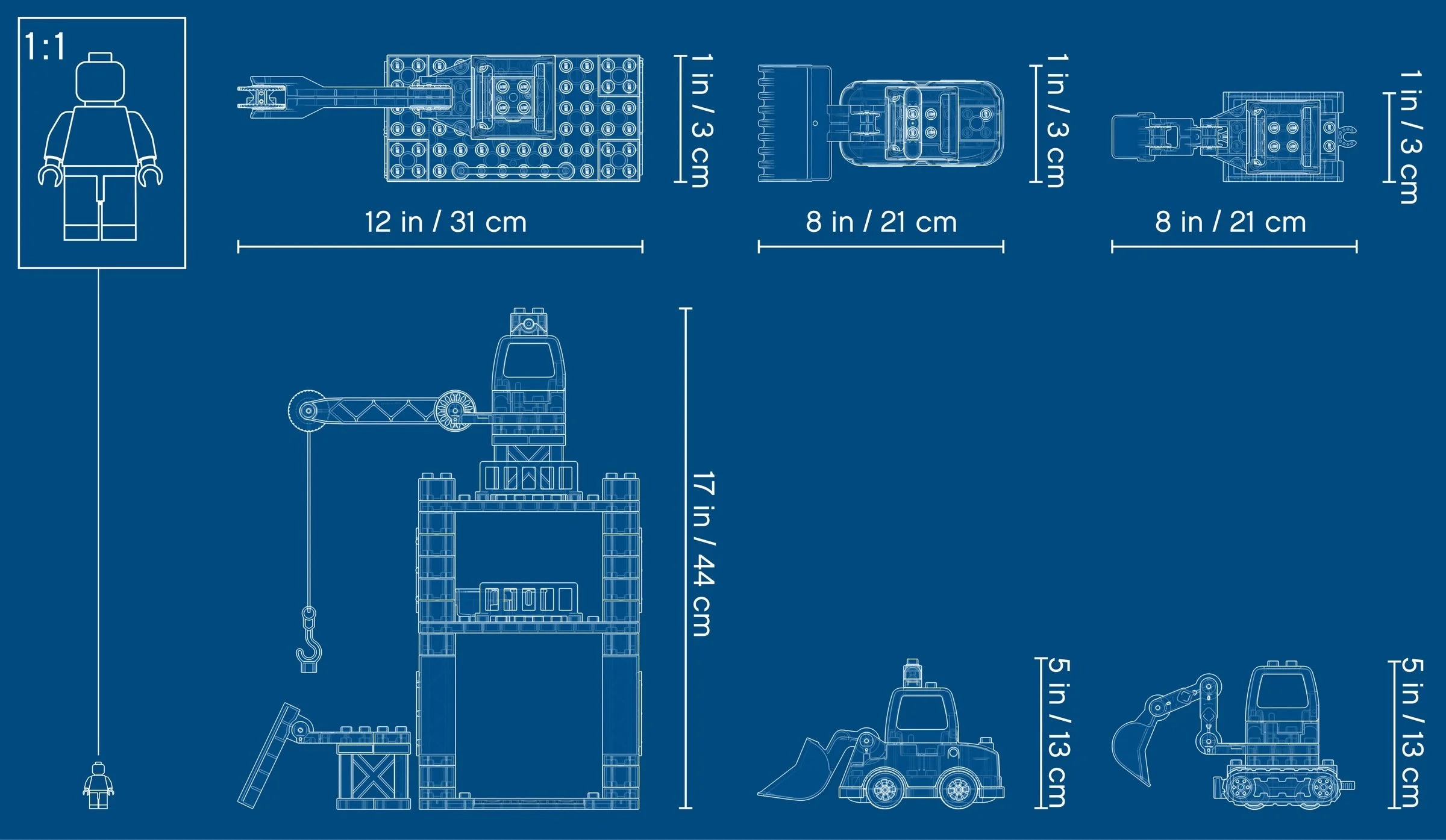 LEGO® 10933 Żuraw wieżowy i budowa - zdjęcie 8