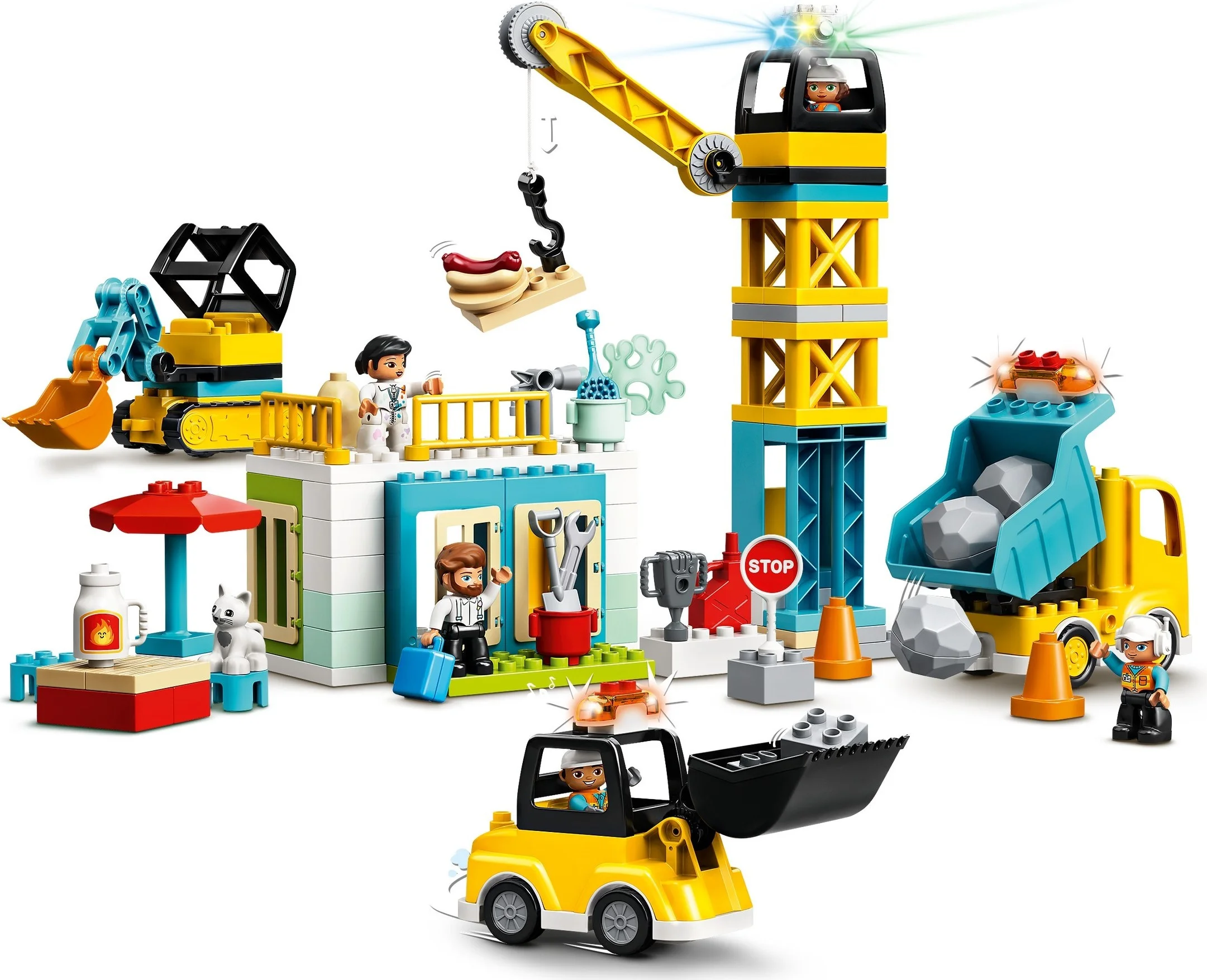 LEGO® 10933 Żuraw wieżowy i budowa - zdjęcie 12