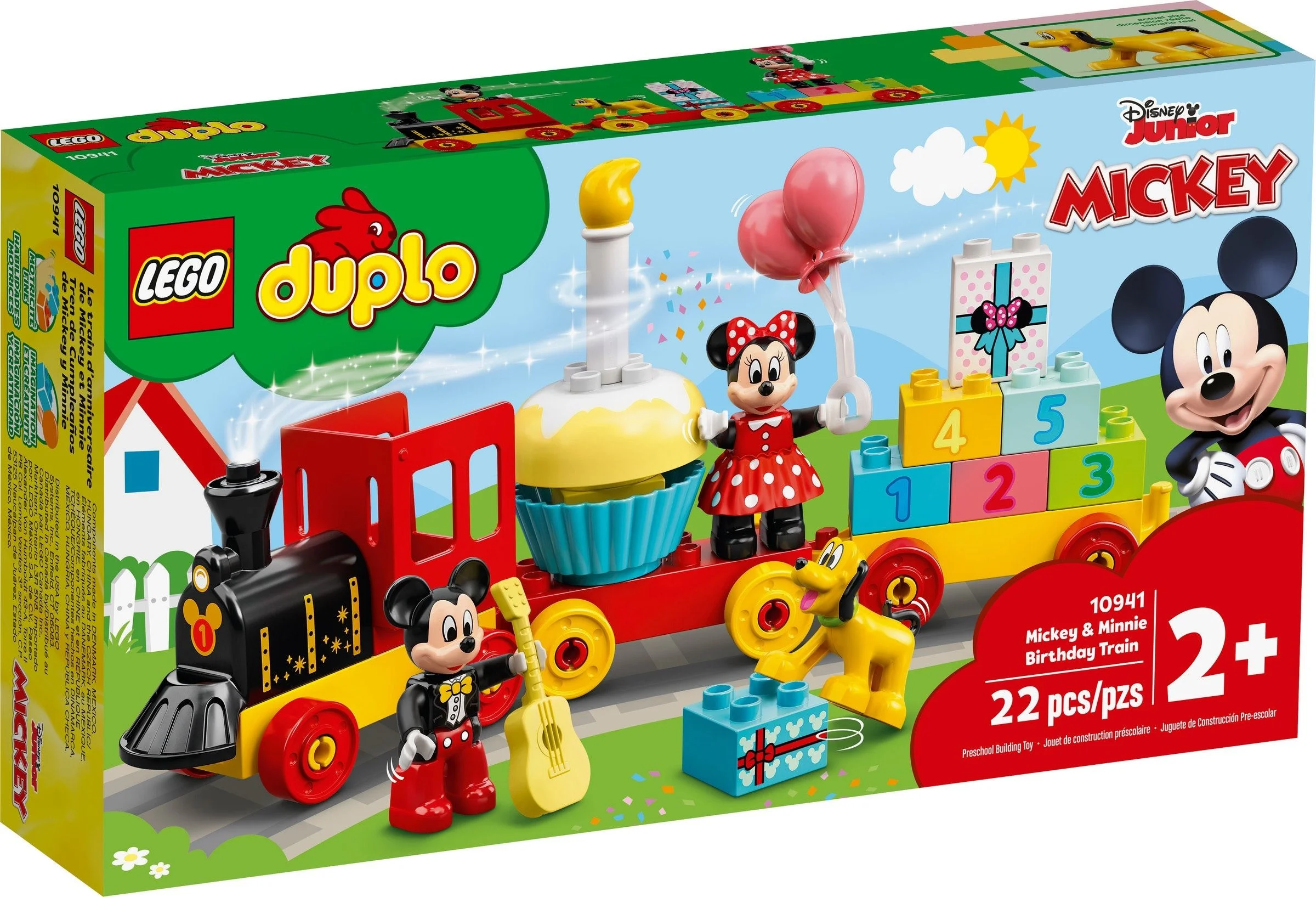 LEGO® 10941 Urodzinowy pociąg myszek Miki i Minnie - zdjęcie 2