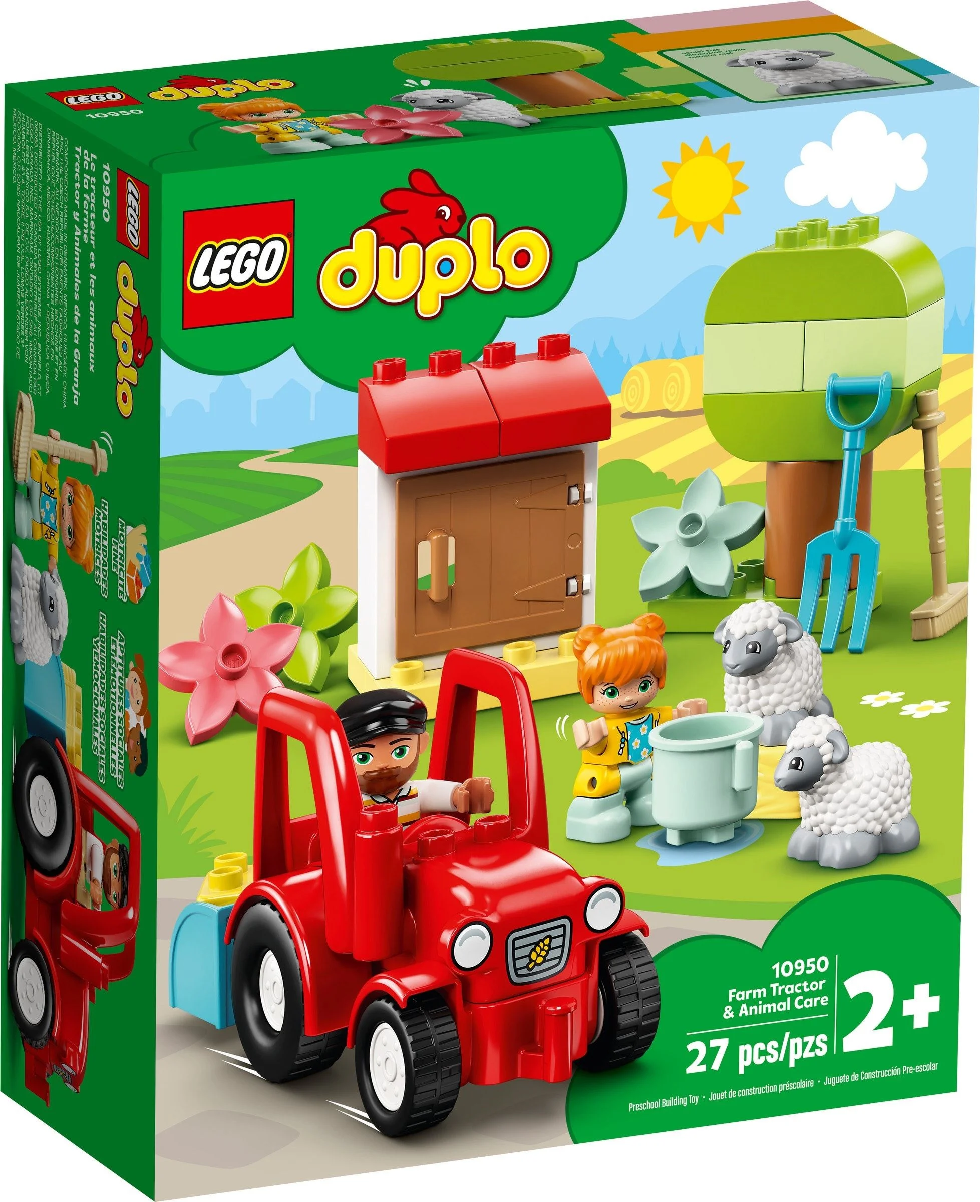 Traktor i zwierzęta gospodarskie