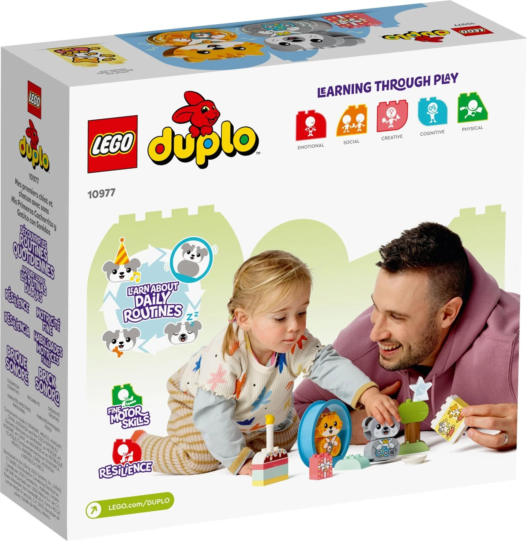LEGO® 10977 Mój pierwszy szczeniak i kotek z odgłosami - zdjęcie 5