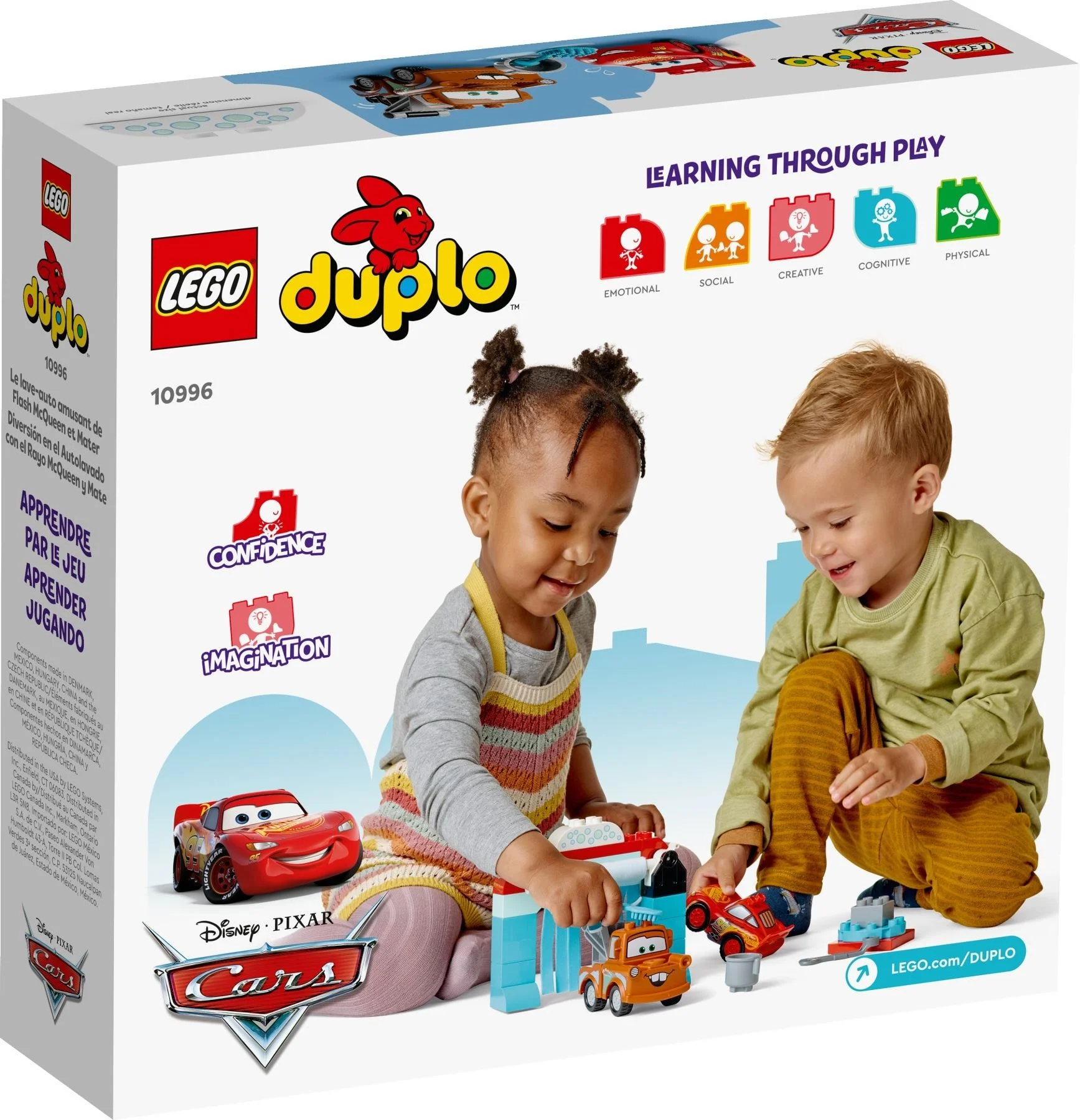 LEGO® 10996 Oryginalne Lego Duplo Zygzak McQueen i Złomek myjnia Klocki Auta - zdjęcie 4
