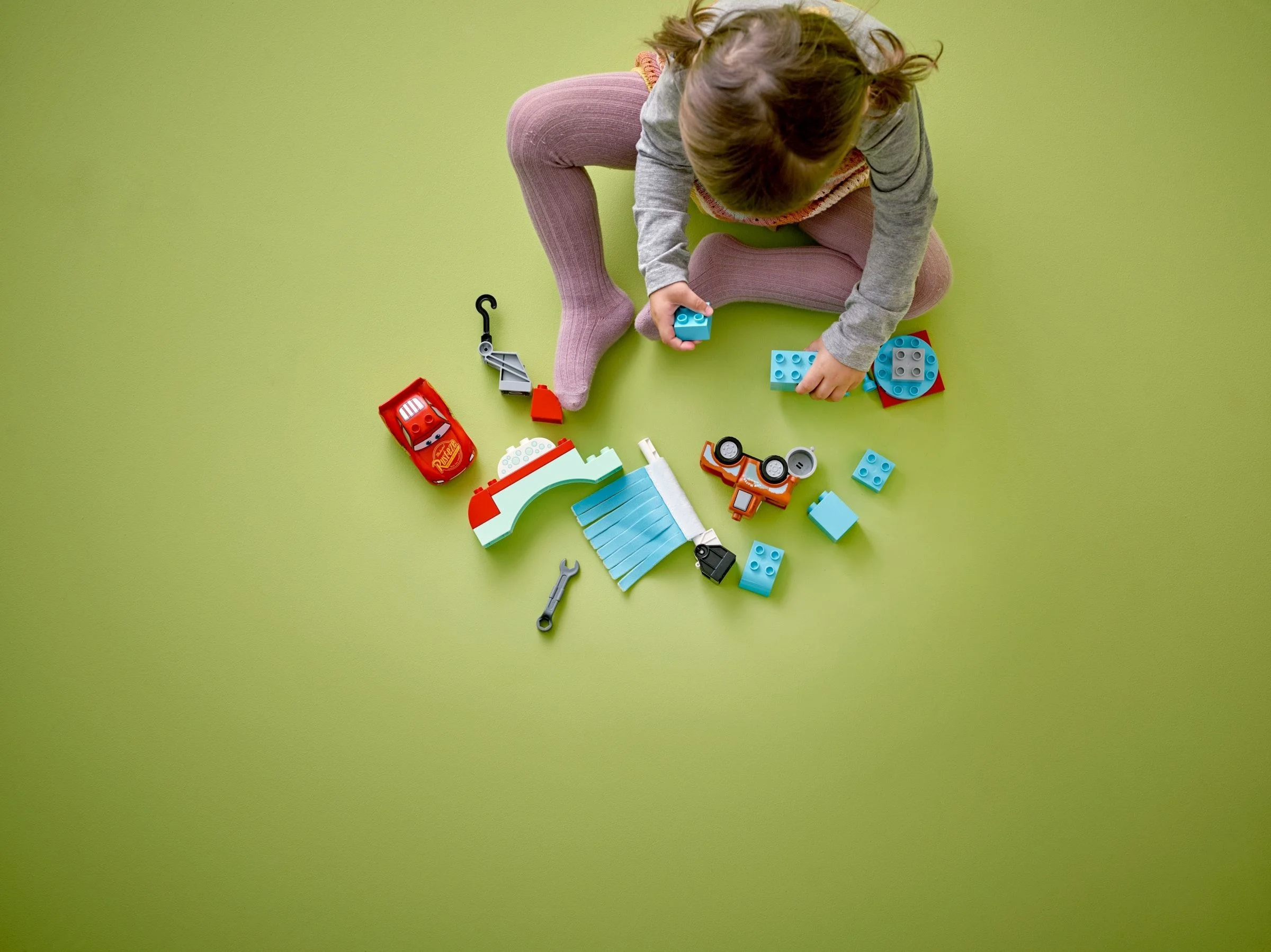 LEGO® 10996 Oryginalne Lego Duplo Zygzak McQueen i Złomek myjnia Klocki Auta - zdjęcie 5