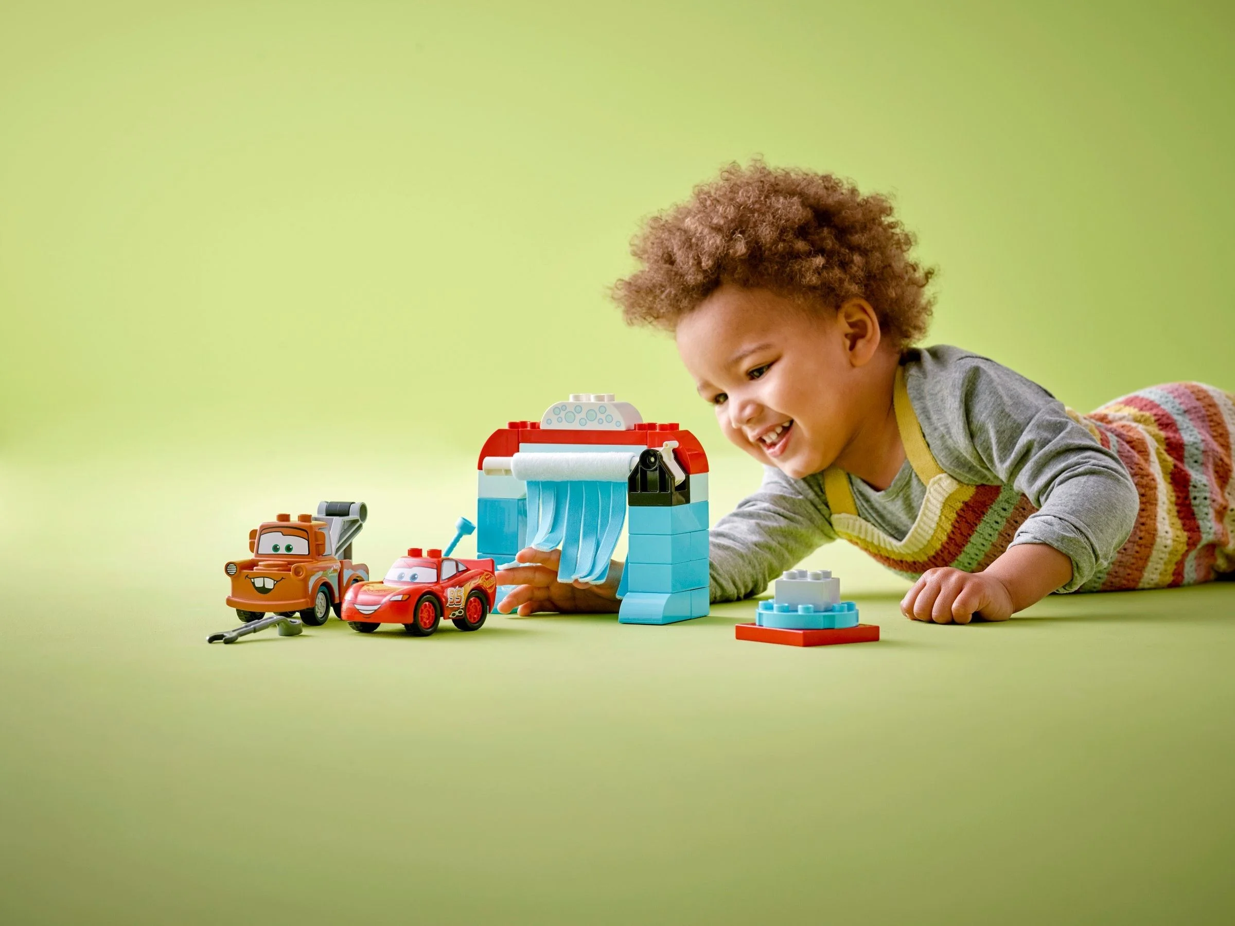 LEGO® 10996 Oryginalne Lego Duplo Zygzak McQueen i Złomek myjnia Klocki Auta - zdjęcie 6