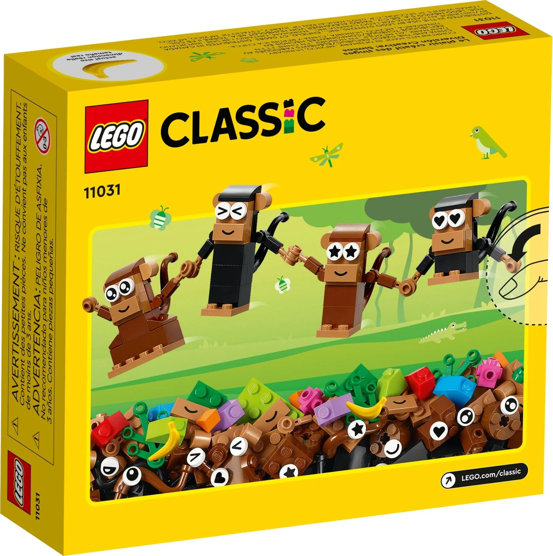 LEGO® 11031 Kreatywna małpia zabawa - zdjęcie 4