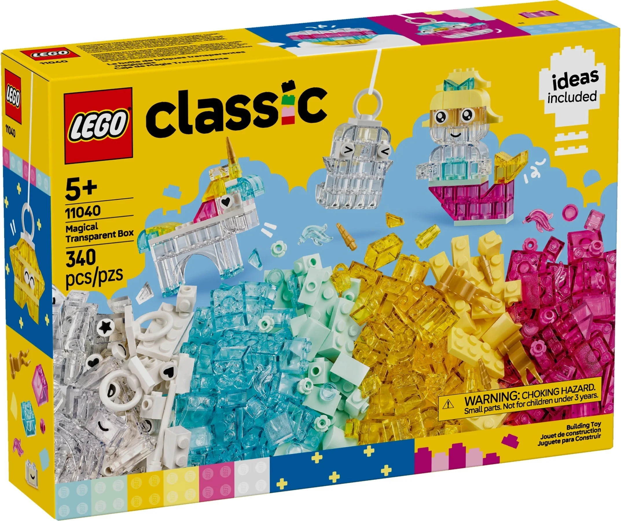 LEGO® 11040 Magiczny zestaw z przezroczystymi klockami - zdjęcie 2