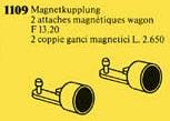 Magnetic Couplings for Railway Car
