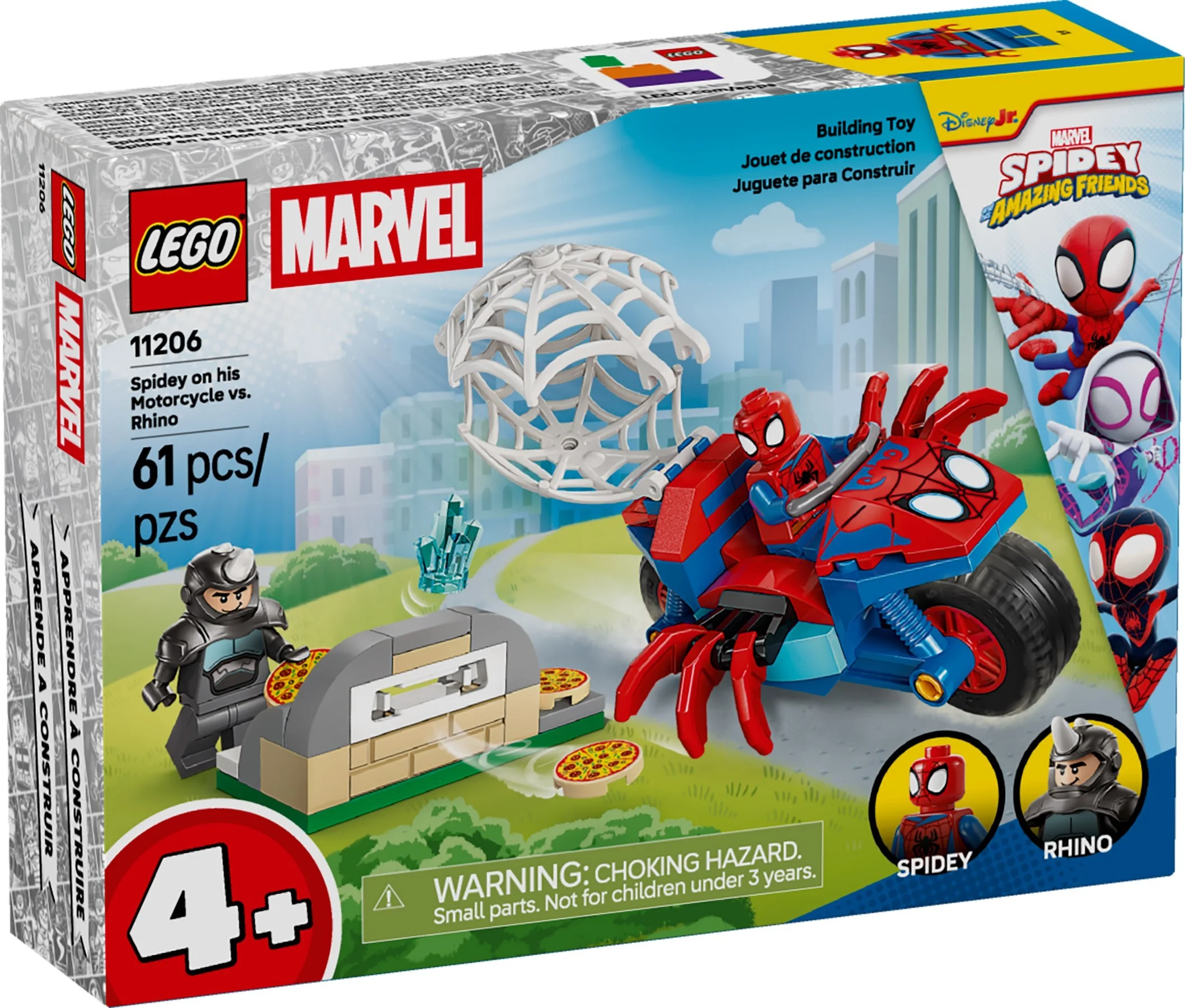LEGO® 11206 Spidey na motocyklu kontra Rhino - zdjęcie 2