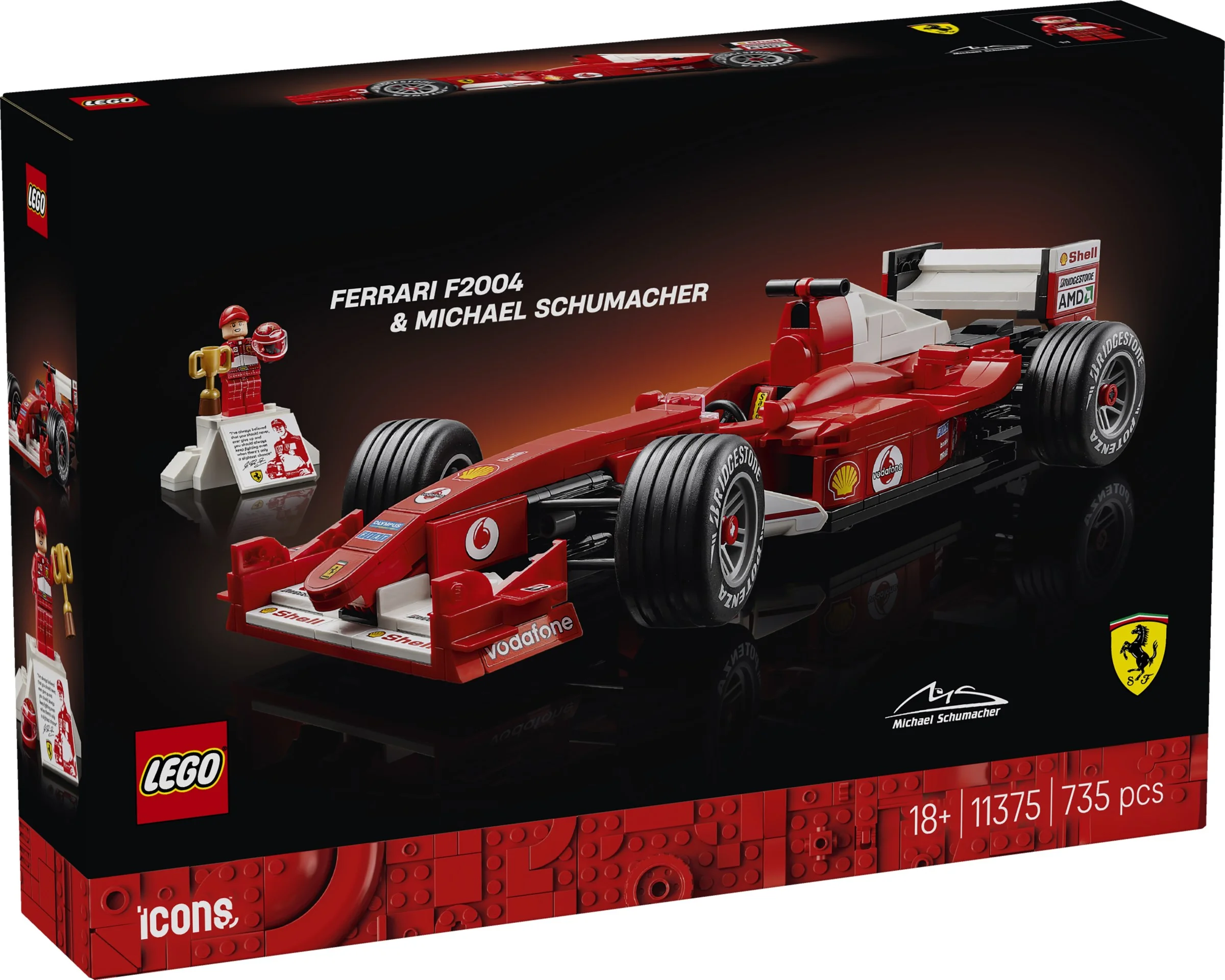 LEGO® 11375 Ferrari F2004 i Michael Schumacher - zdjęcie 3