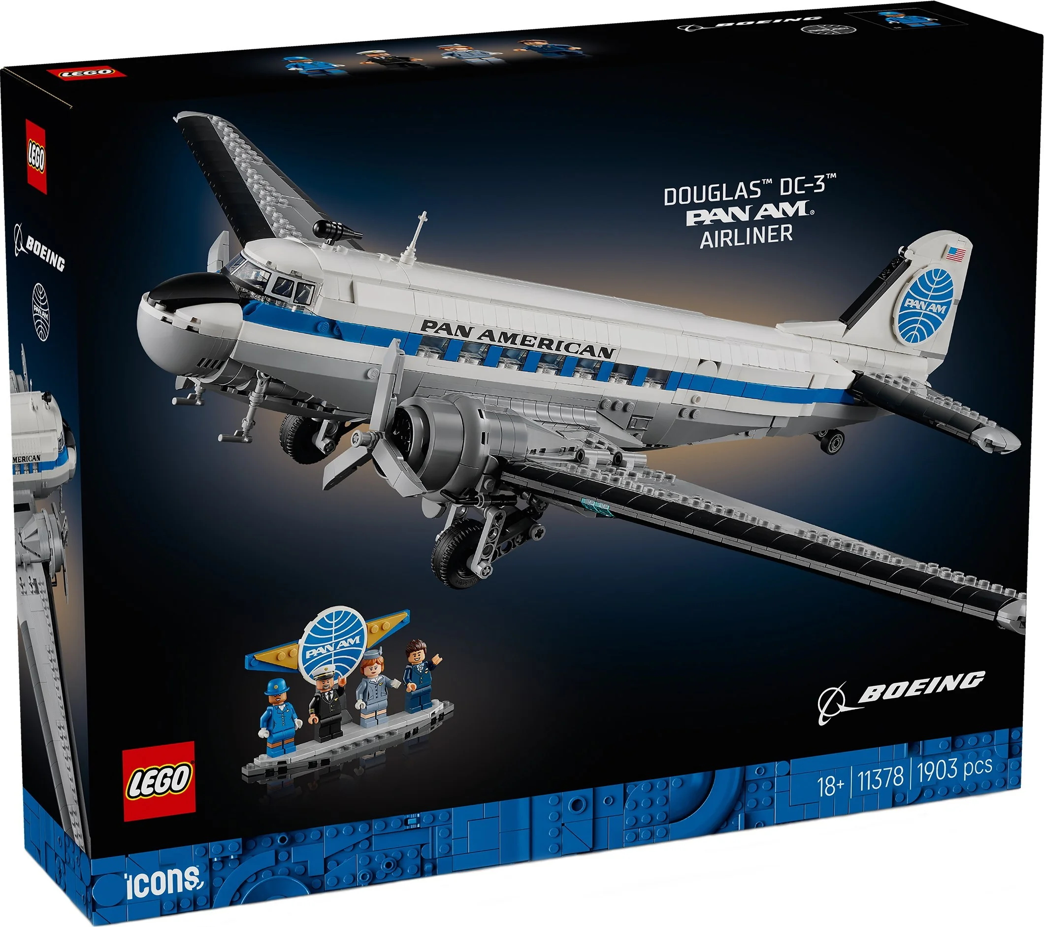 LEGO® 11378 Samolot transportowy Douglas DC-3 Pan Am - zdjęcie 2