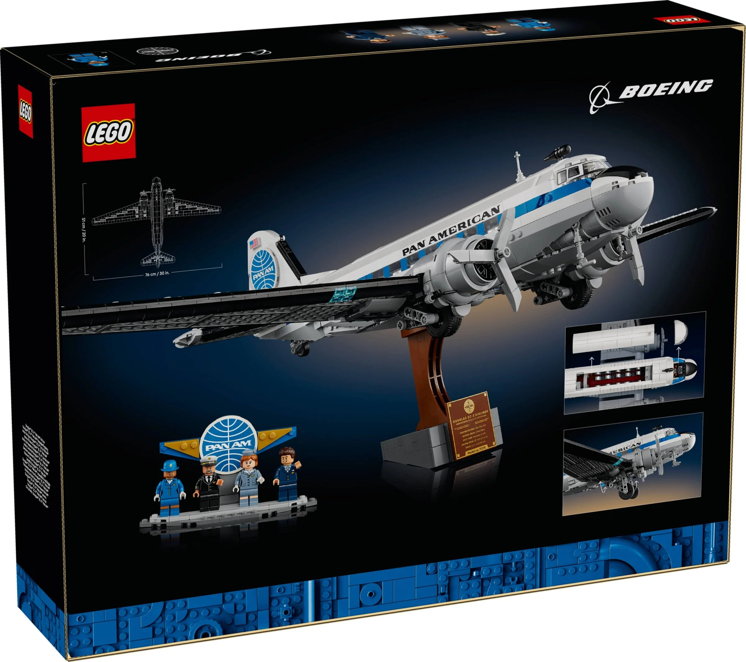 LEGO® 11378 Samolot transportowy Douglas DC-3 Pan Am - zdjęcie 3