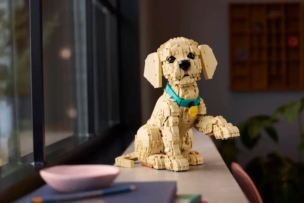 LEGO® 11384 Golden Retriever Puppy Szczeniak golden retriever - zdjęcie 10