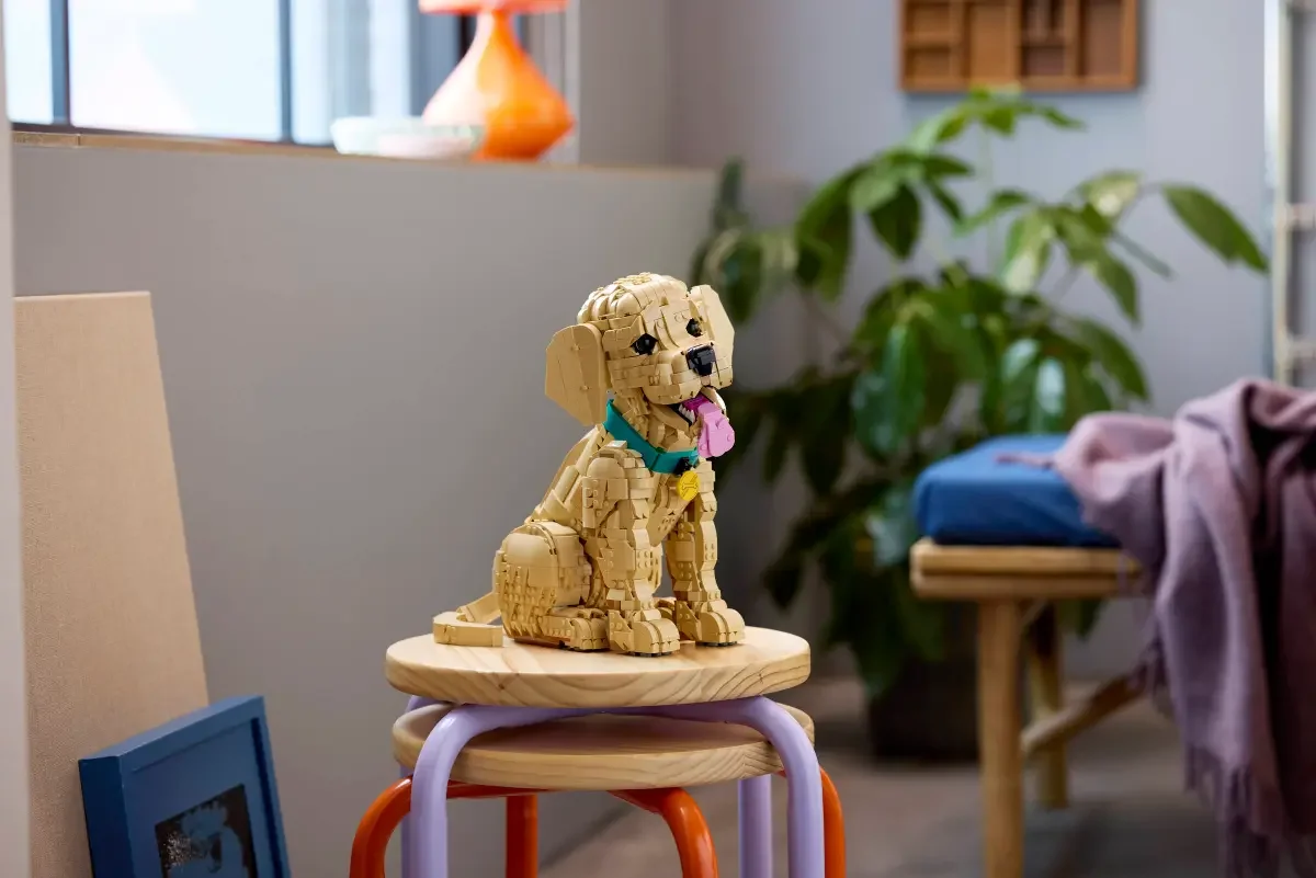 LEGO® 11384 Golden Retriever Puppy Szczeniak golden retriever - zdjęcie 15