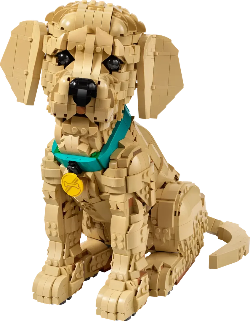 LEGO® 11384 Golden Retriever Puppy Szczeniak golden retriever - zdjęcie 25