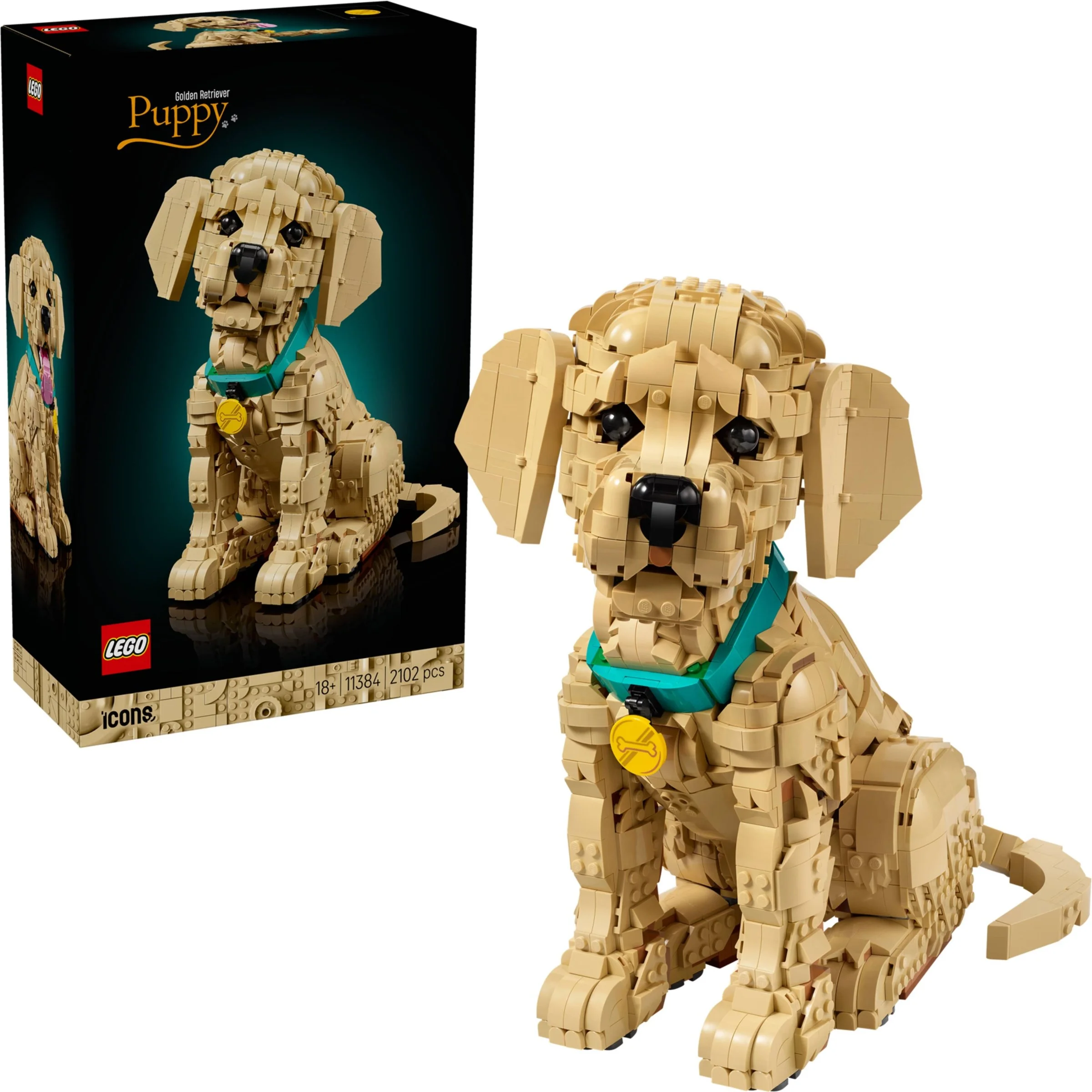 LEGO® 11384 Golden Retriever Puppy Szczeniak golden retriever - zdjęcie 29