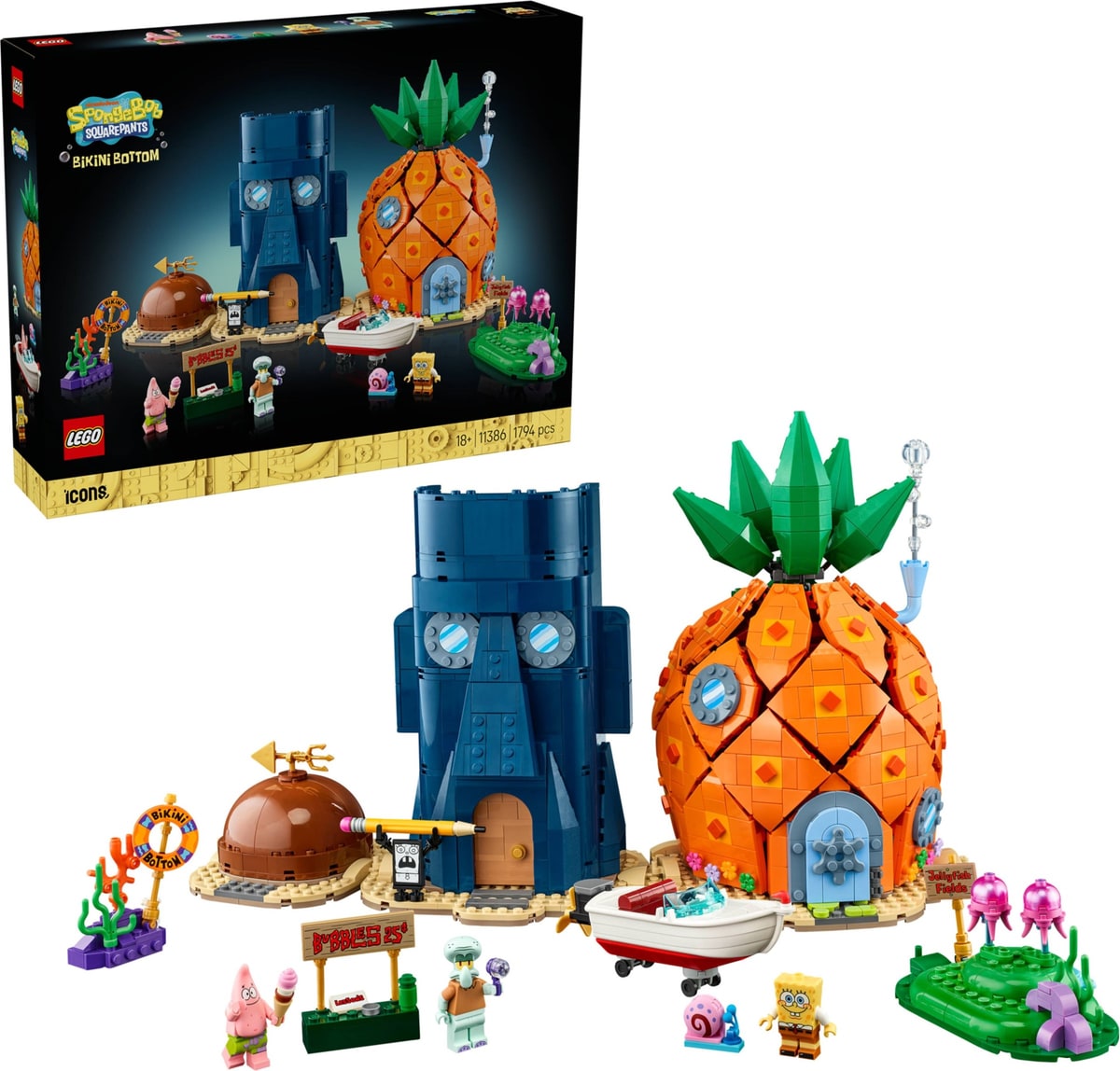LEGO® 11386 SpongeBob Kanciastoporty: Bikini Dolne - zdjęcie 4