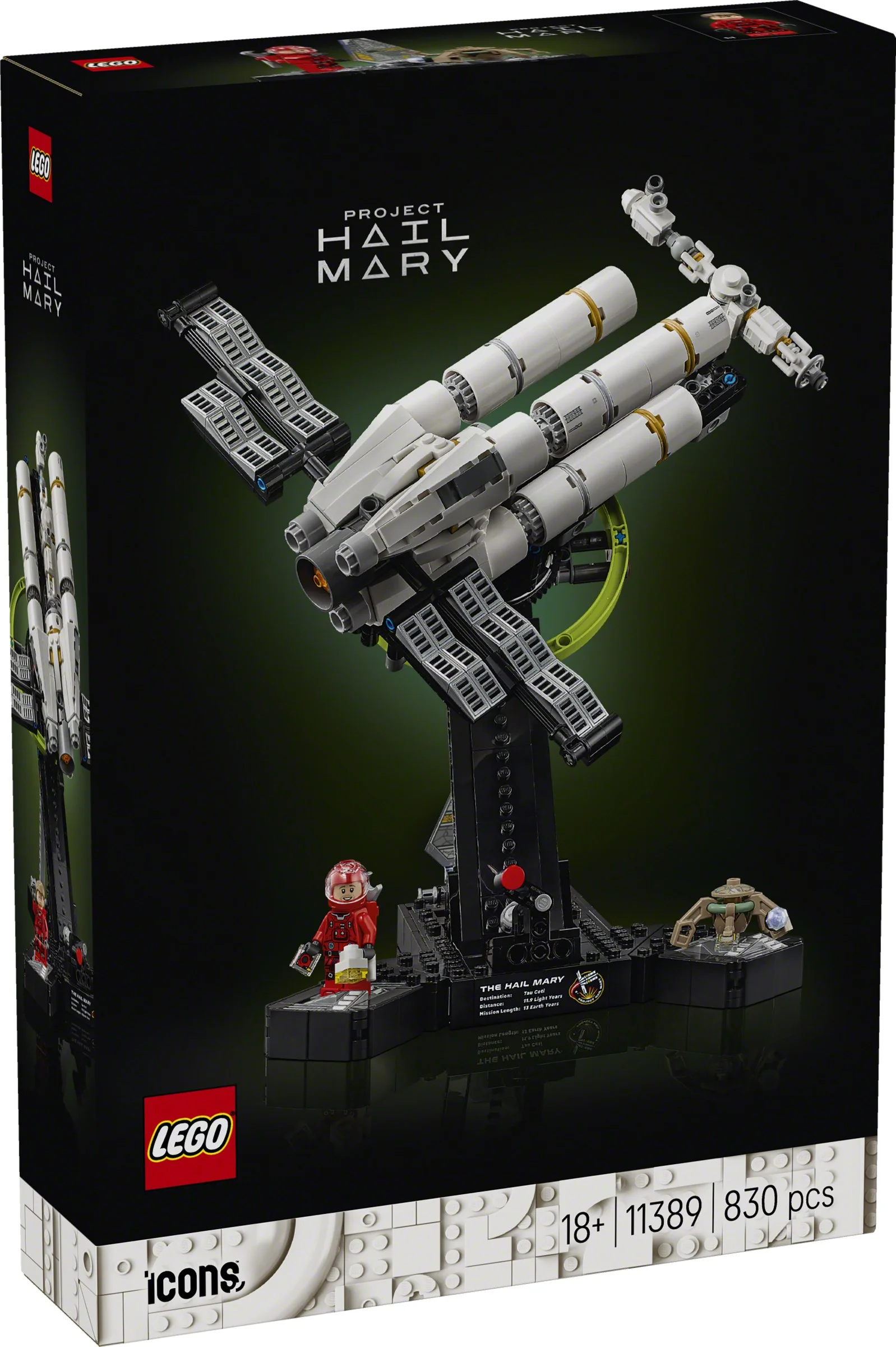 LEGO® 11389 Projekt Hail Mary Kolekcjonerski Model Statek Kosmiczny - zdjęcie 3