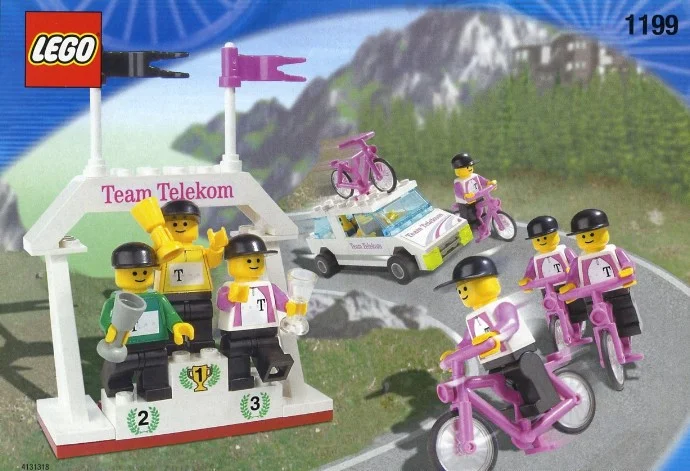 LEGO® 1199 Telekom Race Cyclists and Winners' Podium