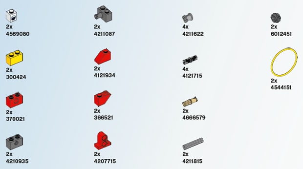 WeDo Replacement Pack 1