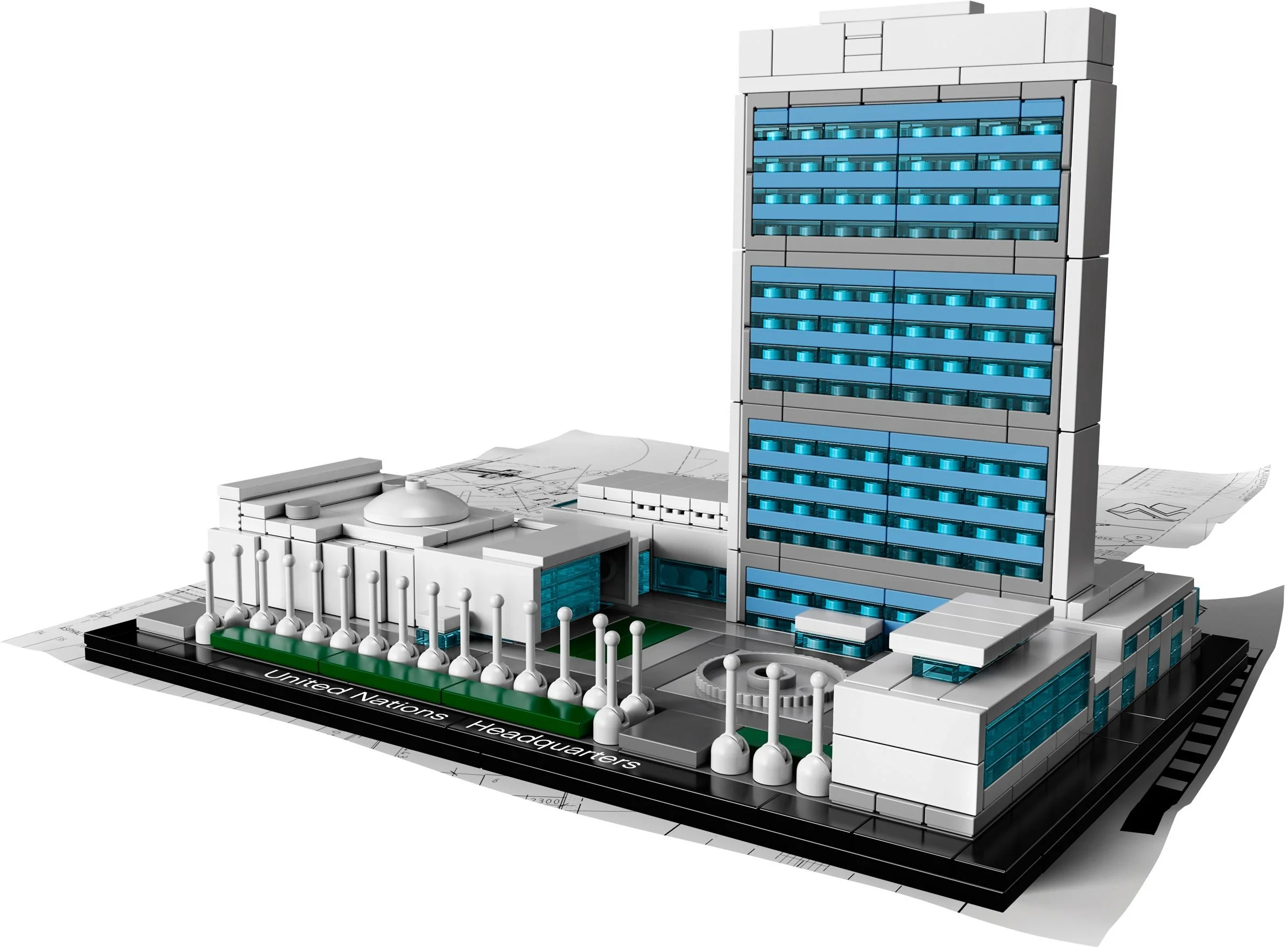 LEGO® 21018 Siedziba Główna ONZ - zdjęcie 6