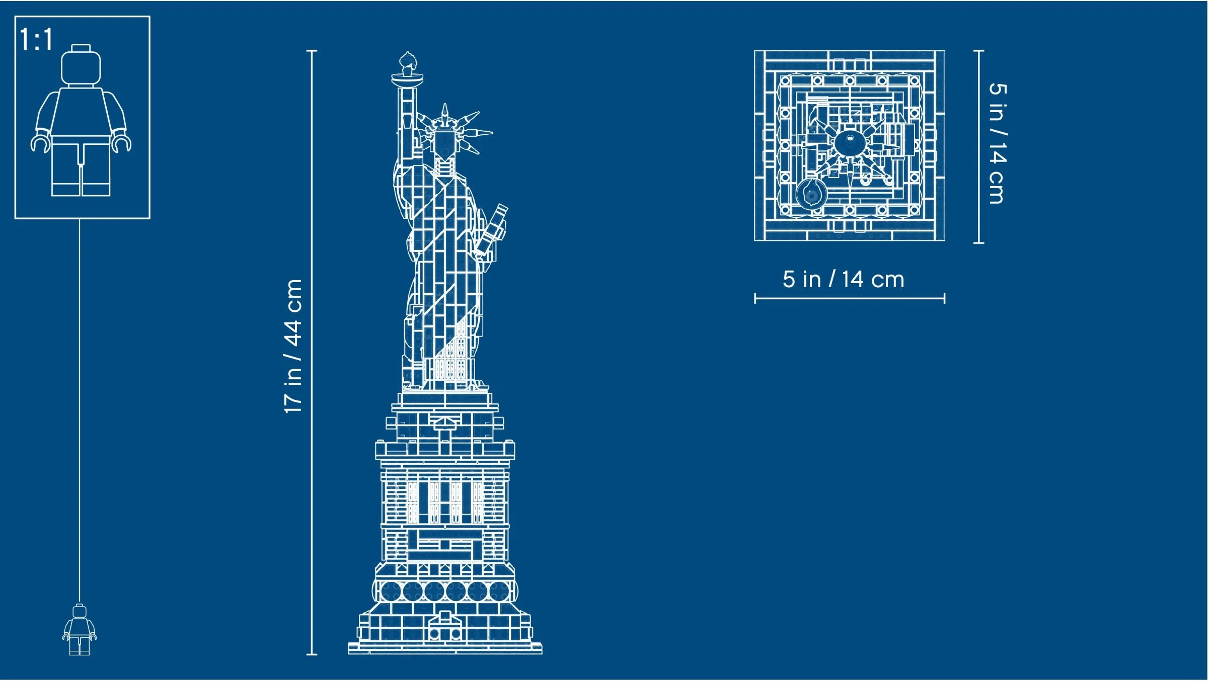 LEGO® 21042 Statua Wolności - zdjęcie 6