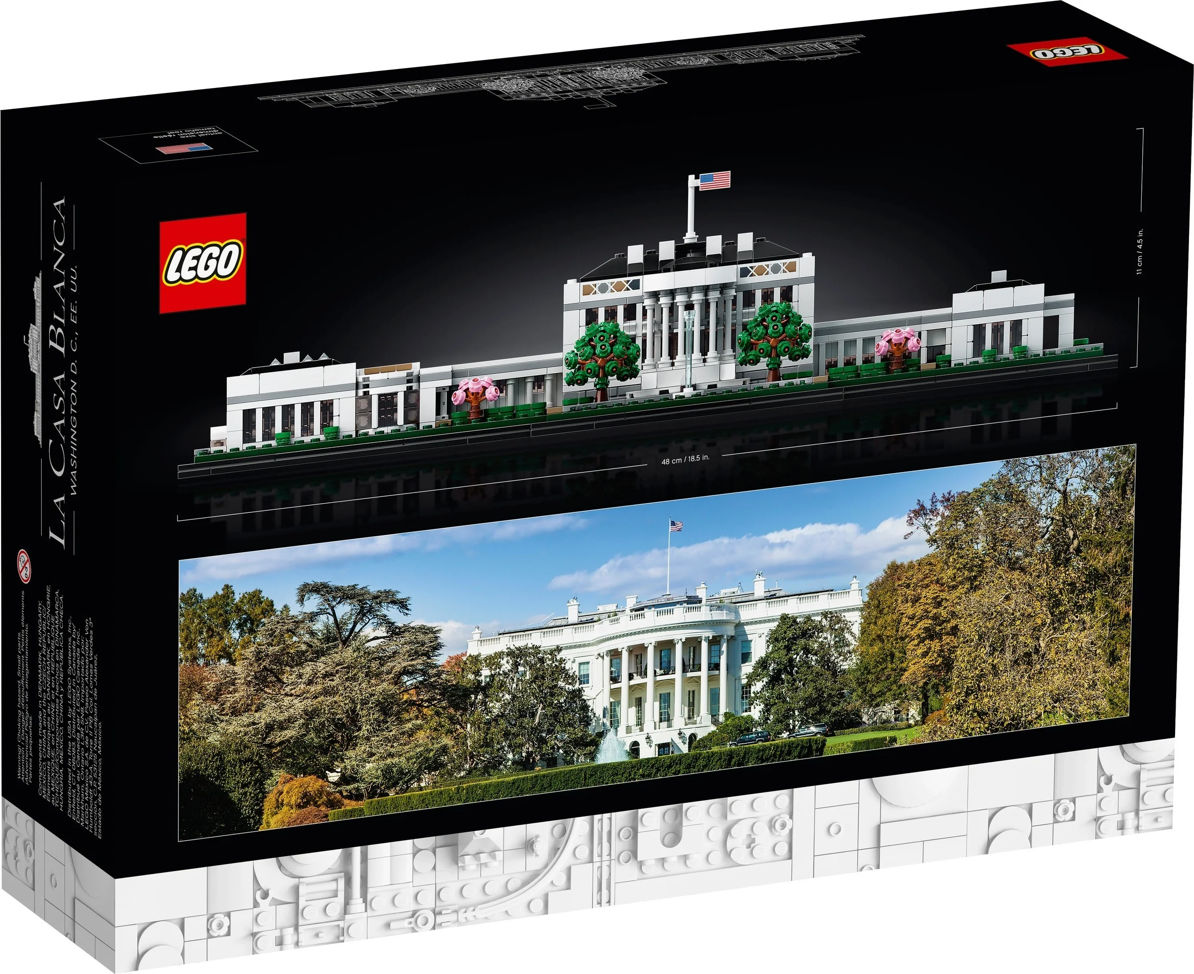 LEGO® 21054 Klocki Lego Architektura Biały Dom 1483 elementy - zdjęcie 2