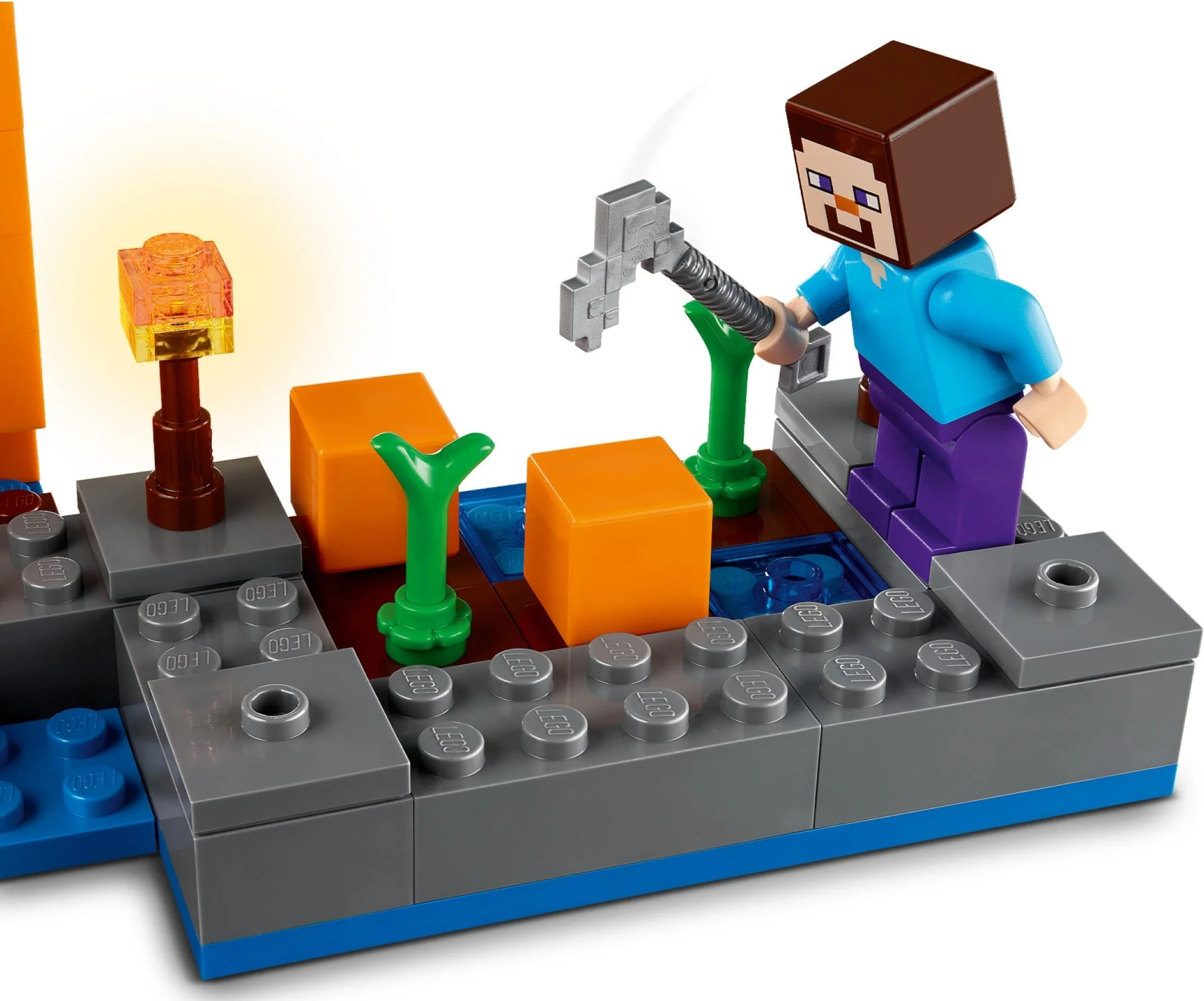 LEGO® 21248 Zestaw Blady Ogród Figurki Creeper Szkielet z Gry - zdjęcie 6