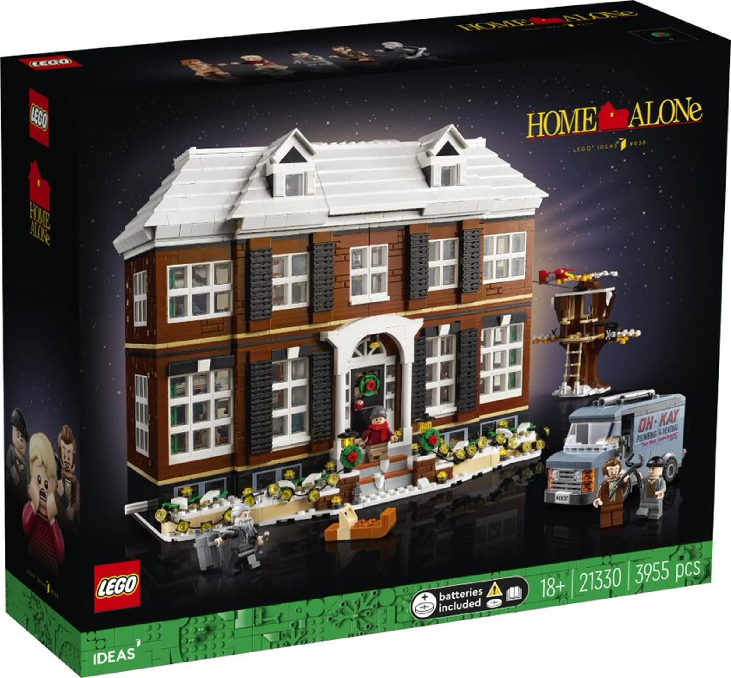 LEGO® 21330 Klocki Lego Ideas Wspaniały Duży Dom z Filmu Kevin Sam w Domu - zdjęcie 9