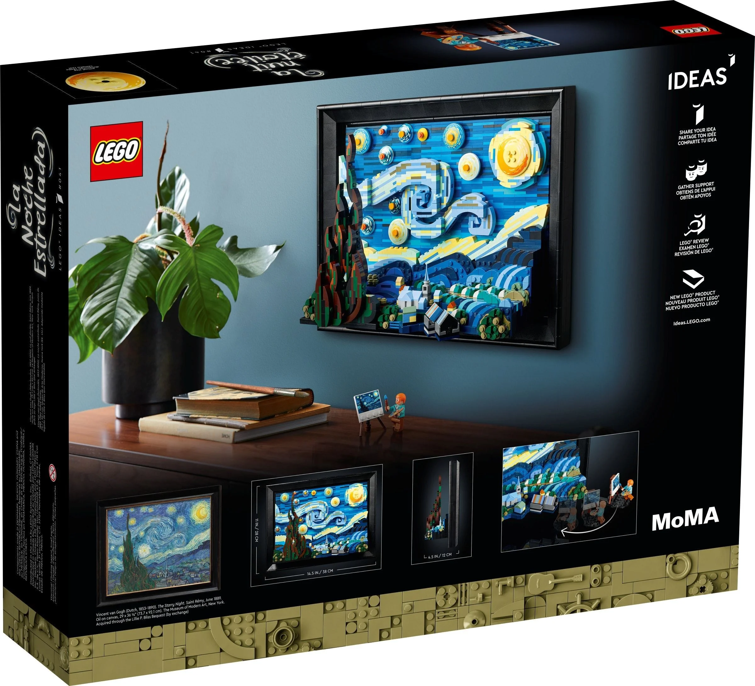 LEGO® 21333 „Gwiaździsta noc" Vincenta van Gogha - zdjęcie 3