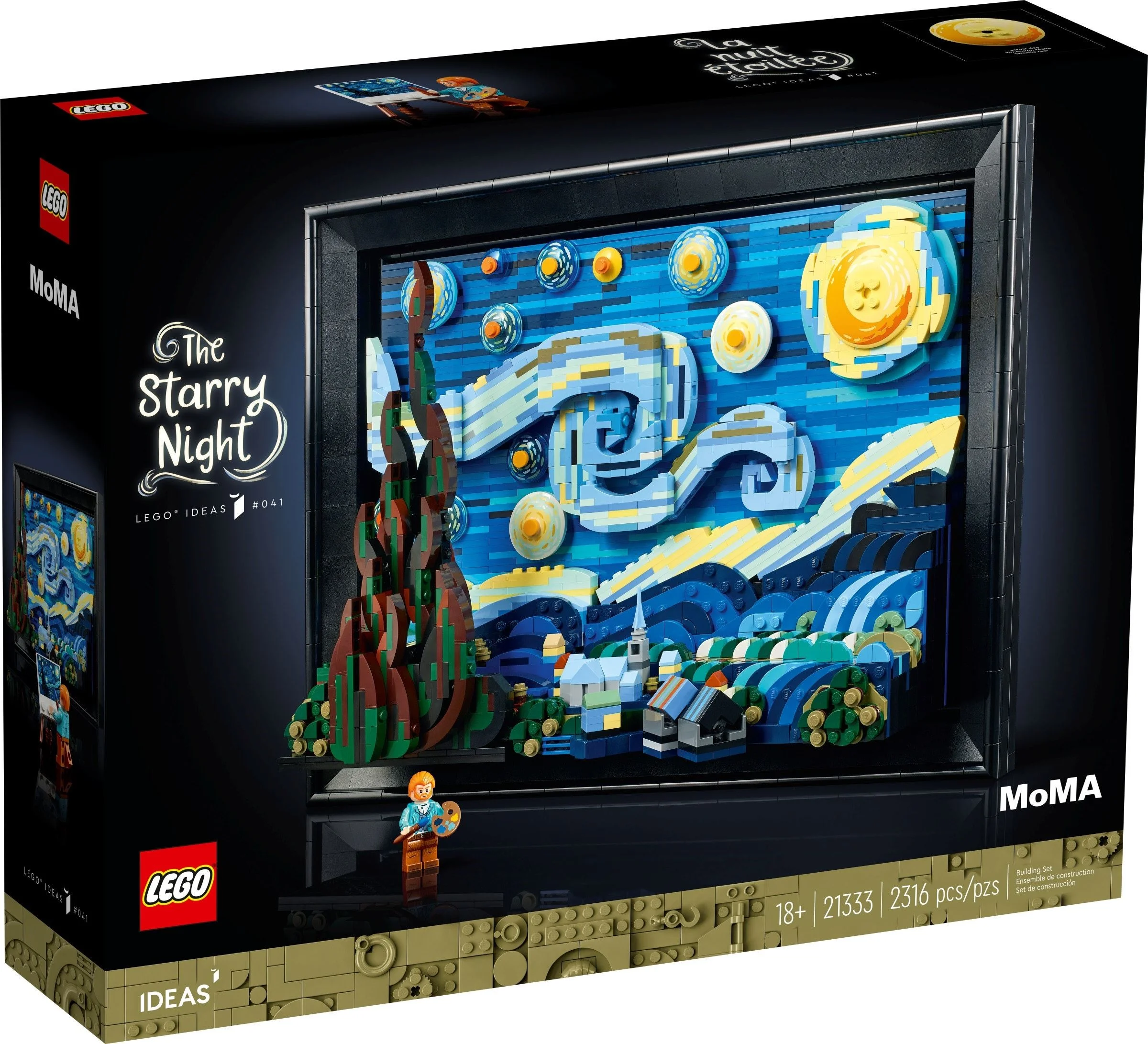 LEGO Ideas 21333 Gwiaździsta noc Vincenta van Gogha, zestaw wychodzący z katalogu w 2026 roku