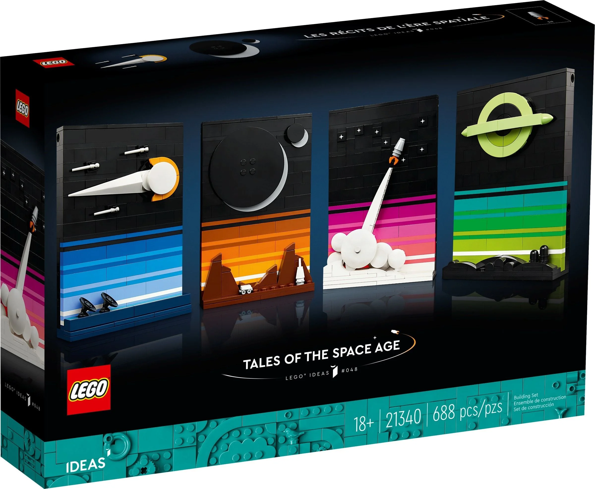 Klocki Lego Ideas Opowieści z czasów wyścigu kosmicznego 688 el