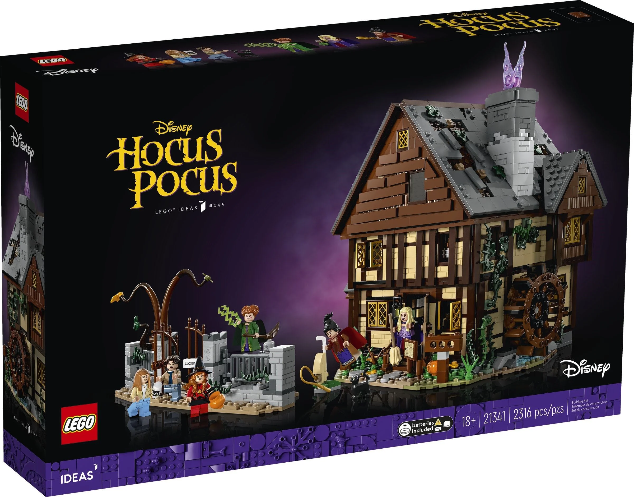 LEGO® 21341 Ideas Disney Hokus Pokus: Chata Sióstr Sanderson - zdjęcie 2