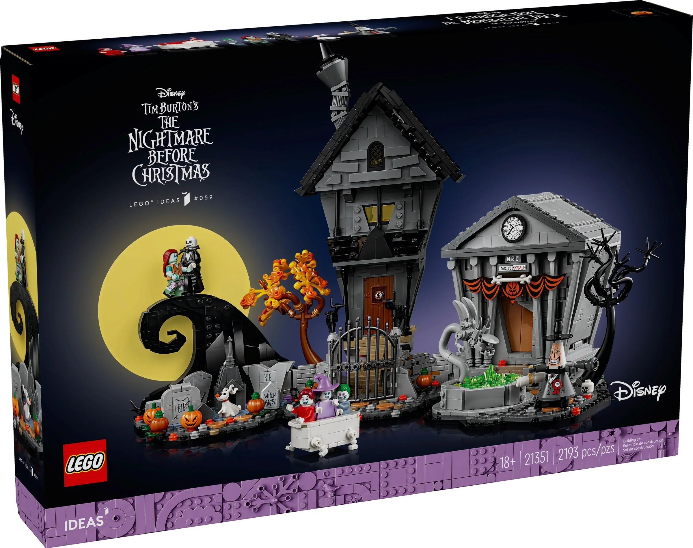 LEGO® 21351 Disney: Miasteczko Halloween Tima Burtona - zdjęcie 2