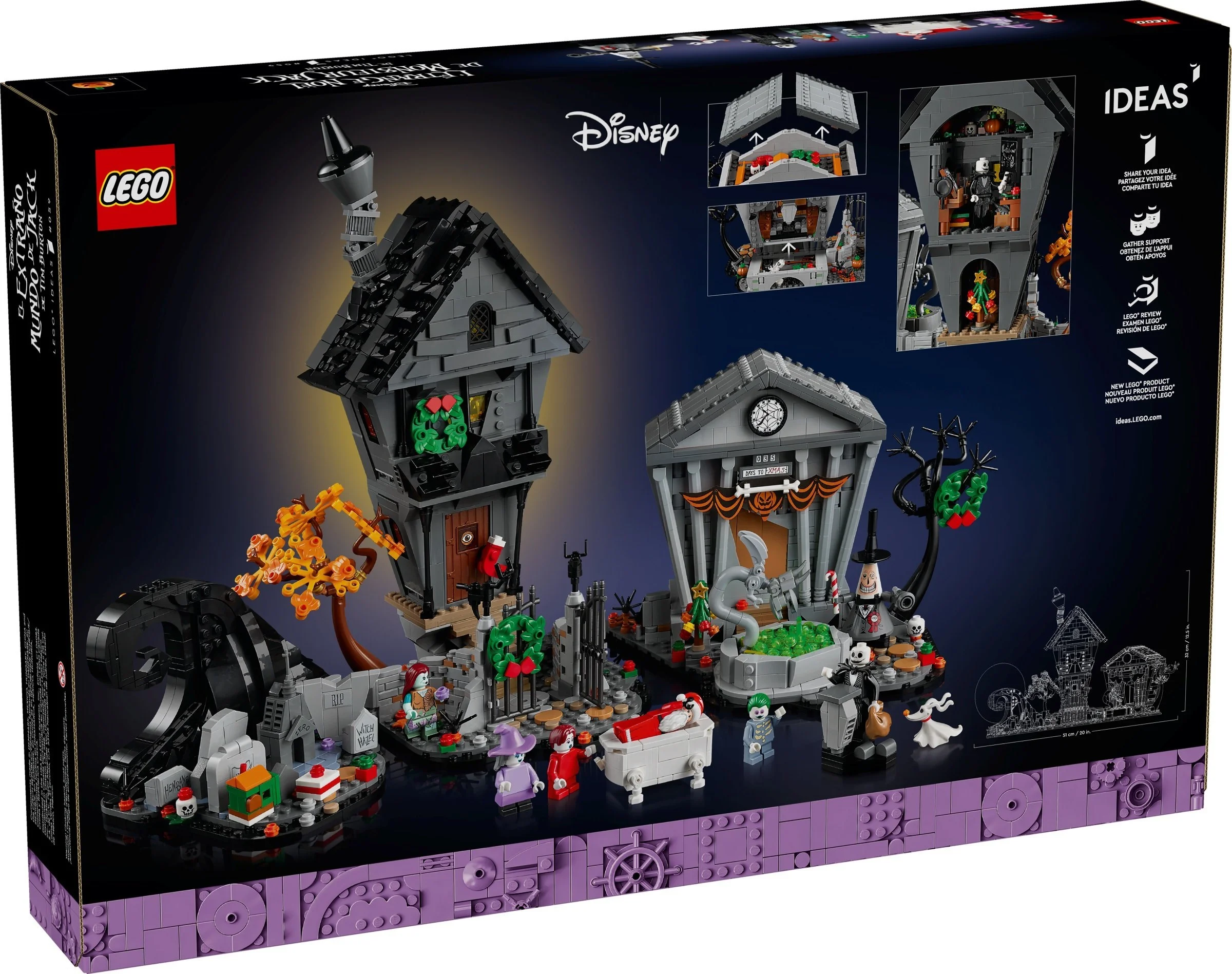 LEGO® 21351 Disney: Miasteczko Halloween Tima Burtona - zdjęcie 4