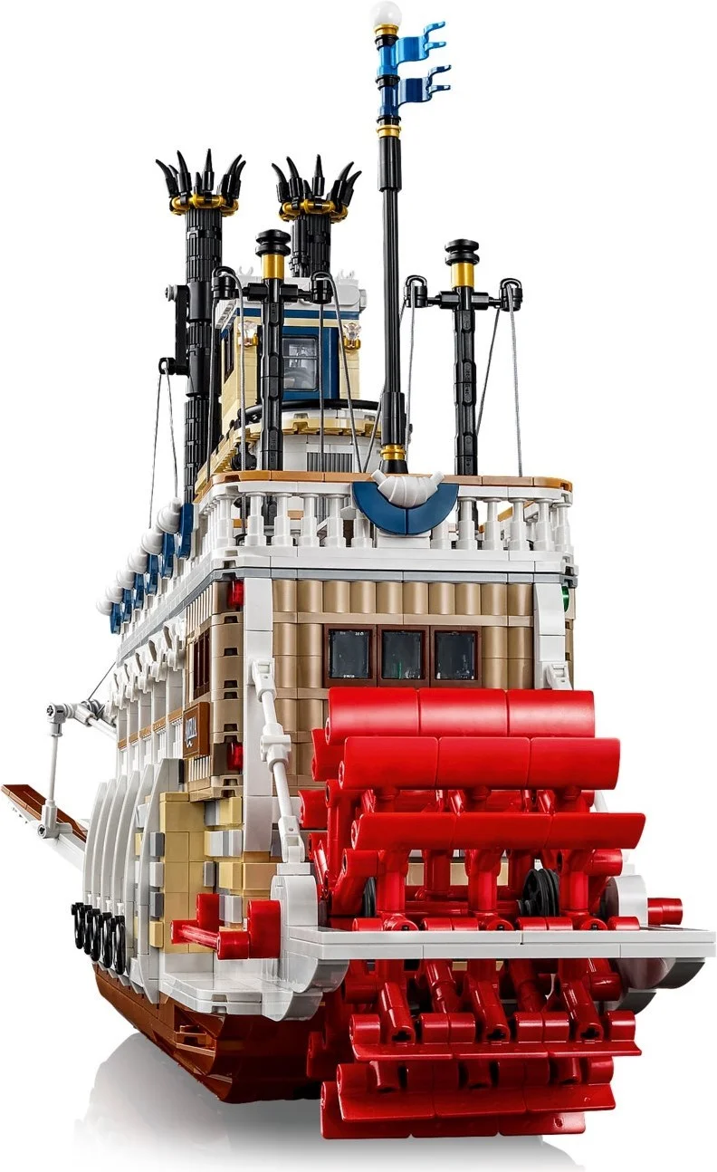 LEGO® 21356 Lego Ideas Parowiec rzeczny Łódź Statek Parowy Klocki - zdjęcie 4
