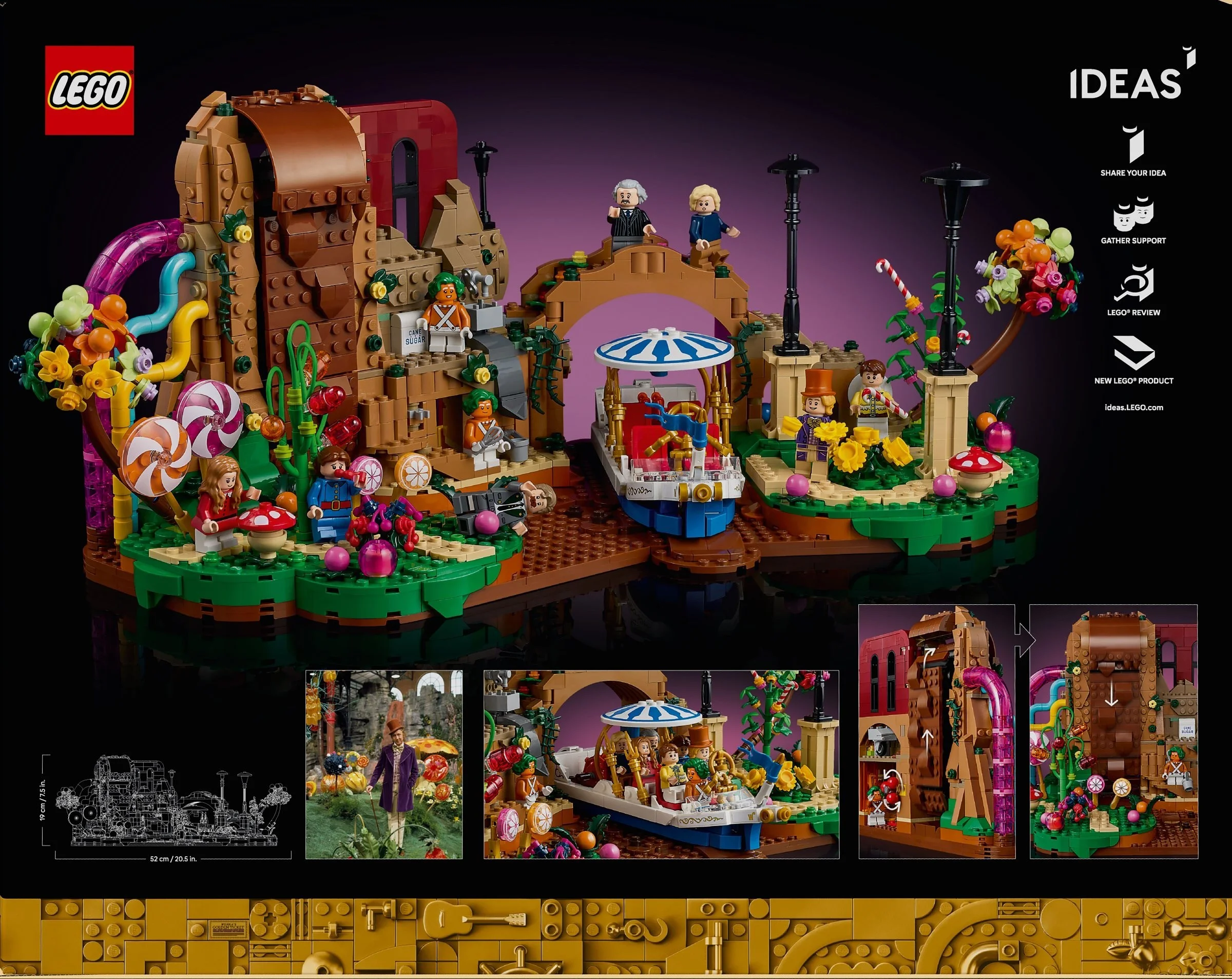 LEGO® 21360 Willy Wonka i fabryka czekolady