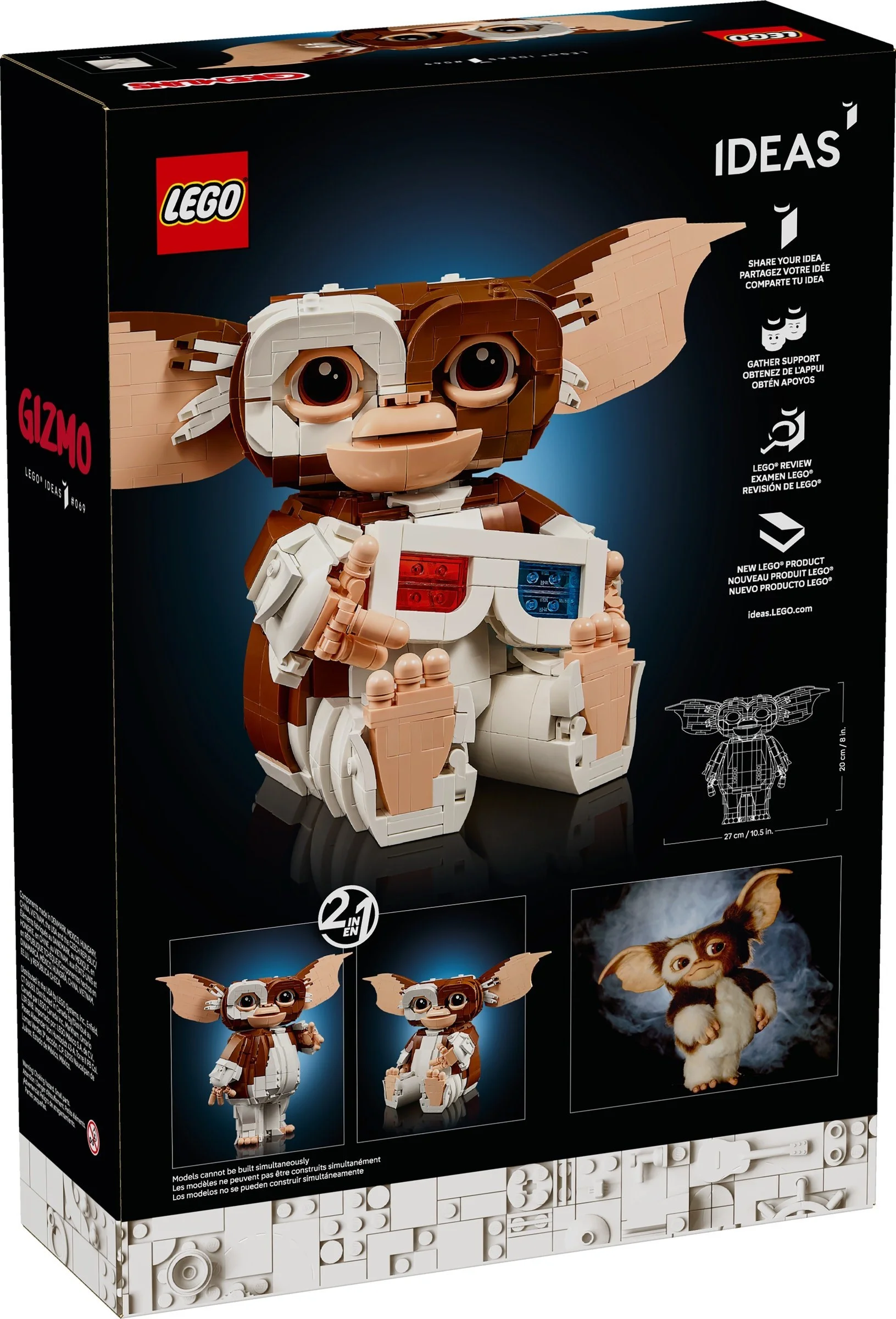 LEGO® 21361 Ideas Gremliny Rozrabiają: Gizmo
