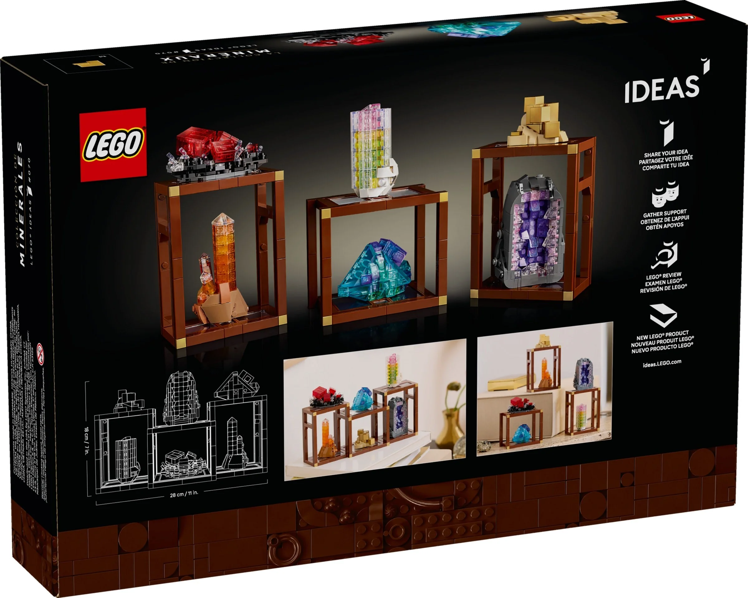 LEGO Ideas 21362 Kolekcja minerałów, drugi wynik w rankingu ceny za element
