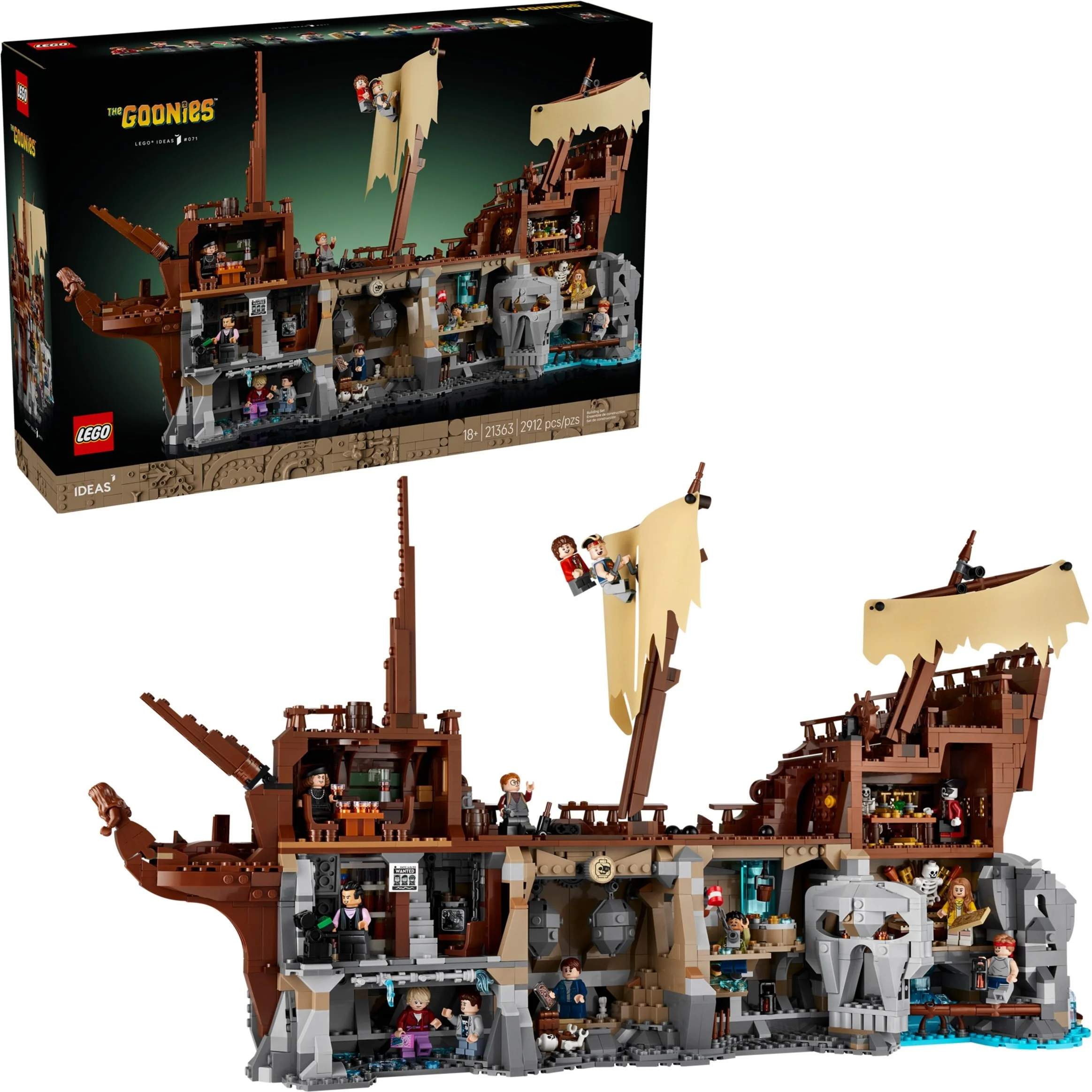 LEGO® 21363 Goonies , diorama z 12 minifigurkami, Nowe - zdjęcie 10