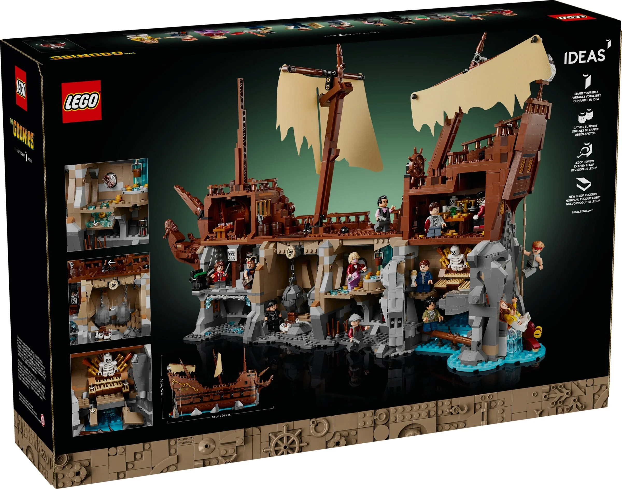 LEGO® 21363 Goonies , diorama z 12 minifigurkami, Nowe