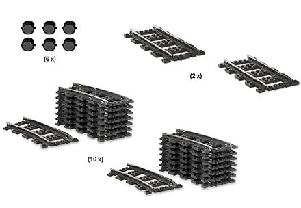 LEGO® 2159 9V Train Track Starter Collection