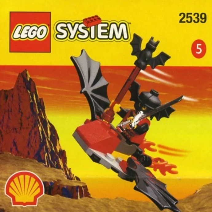 LEGO® 2539 Fright Knights System Batlord Shell Misb 1998
