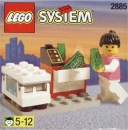 LEGO® 2885 Lego Classic Town Food & Drink Ice Cream Seller Sprzedawca lodów Misb