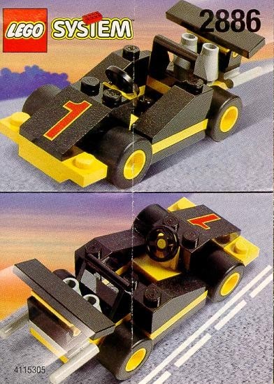 LEGO® 2886 nowy Lego System Town Formuła 1 f1 Misb 1997
