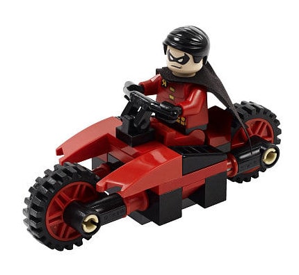 Nowy Lego Heroes DC Unikat Robin Motocykl Matman Misb 2013