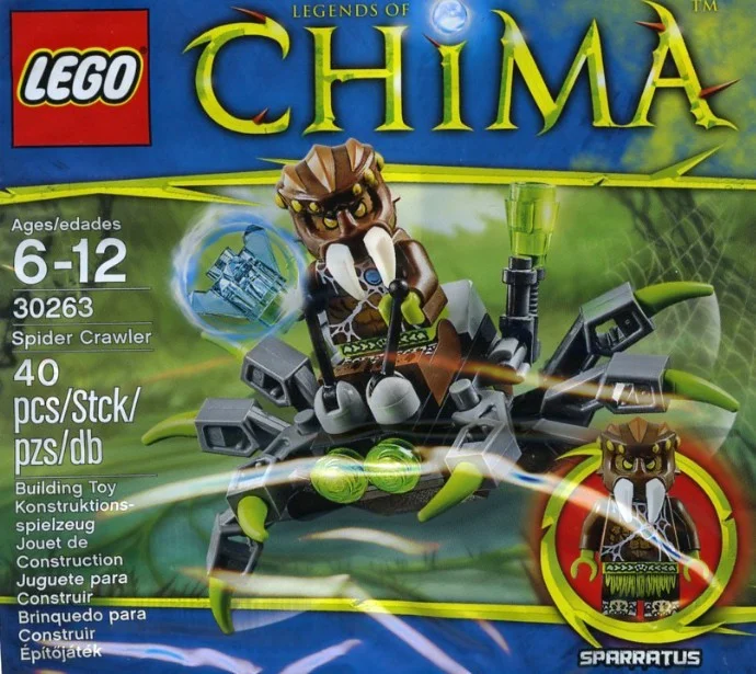nowy Lego Chima polybag minifigurka Sparratus Misb 2014