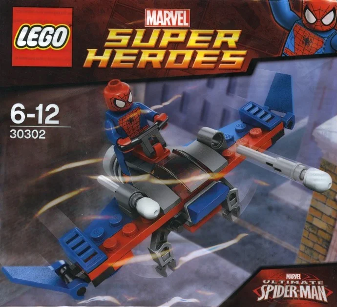 Heroes Spider-Man na gliderze saszetka klocki