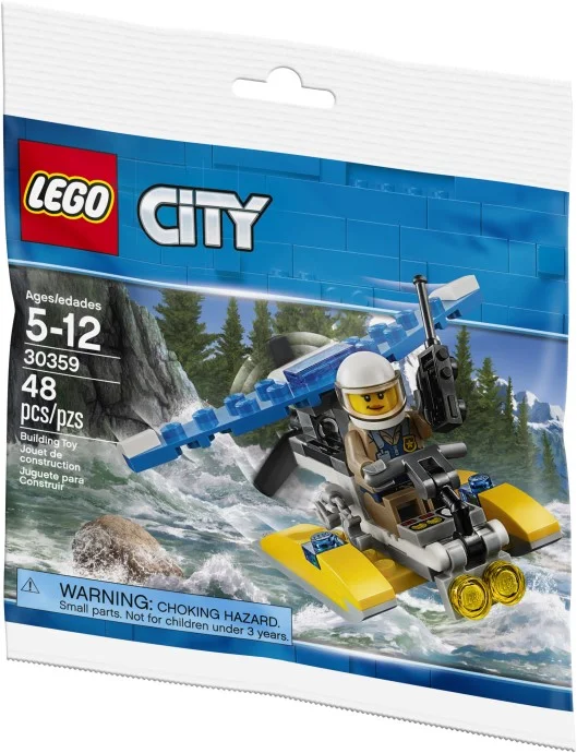 Minifigure Polybag Police Water Plane #