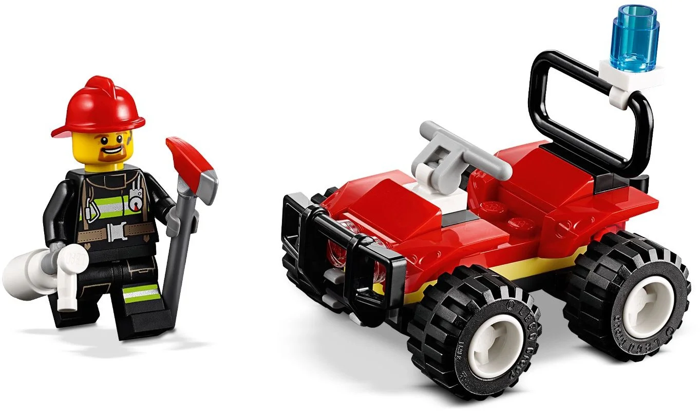 LEGO® 30361 Strażacki Quad Figurka Straż Pożarna Strażak Pojazd - zdjęcie 3